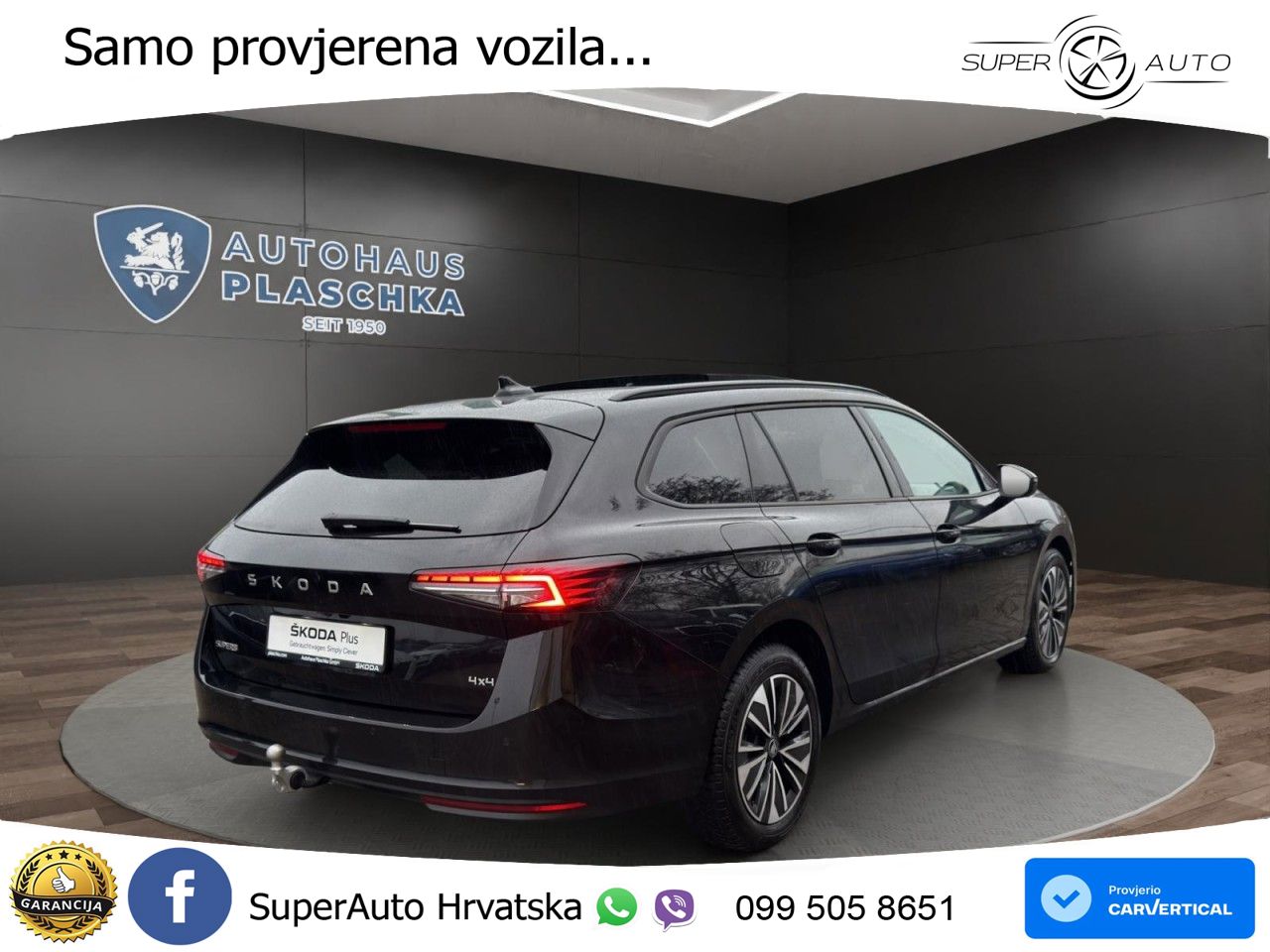 Škoda Superb Combi 2.0 TDI 4x4 Selection 193 KS, MATRIX+ACC+GR SJED+MASAŽA+KAM