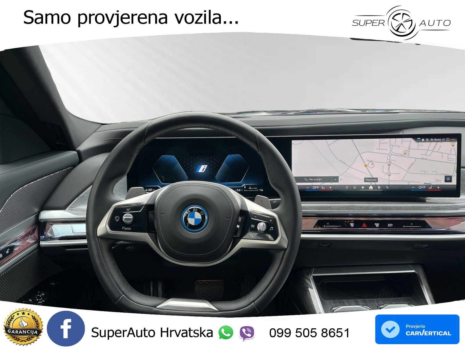 BMW 750e xDrive Steptronic 489 KS, LED+ACC+MASAŽA+4xGR SJED+360+PDC