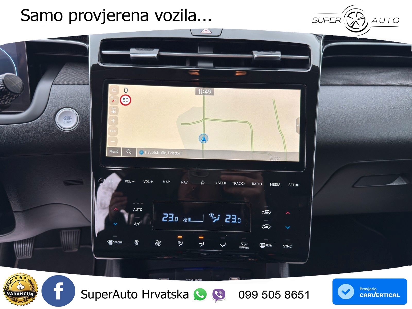 Hyundai Tucson 1.6 T-GDI 180 KS, LED+ACC+GR SJED+KAM+VIRT+PDC