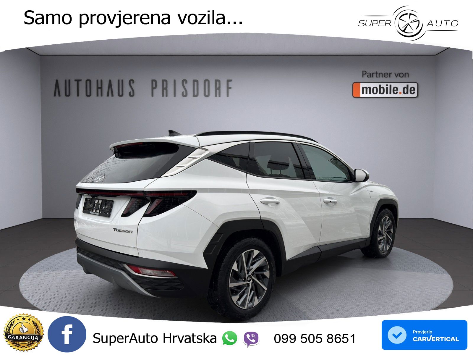 Hyundai Tucson 1.6 T-GDI 180 KS, LED+ACC+GR SJED+KAM+VIRT+PDC