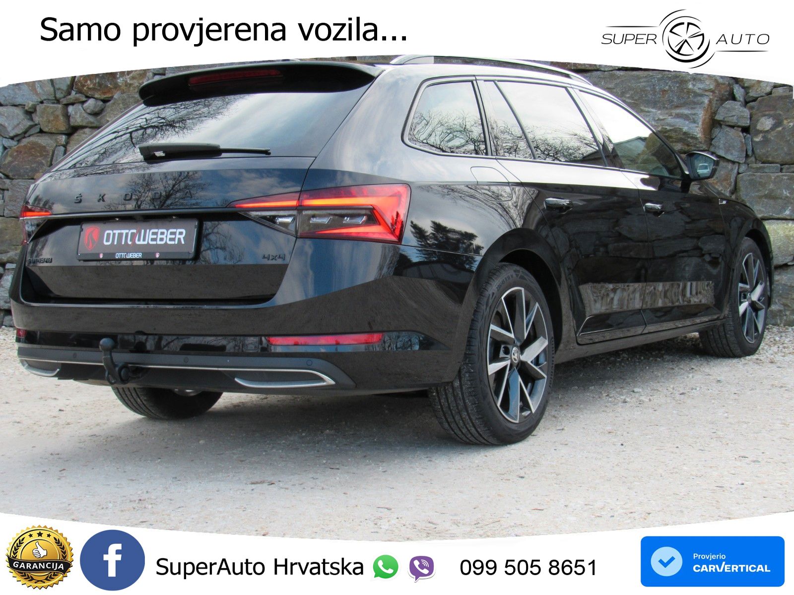 Škoda Superb Combi 2.0 TDI 4x4 Sportline 200 KS, MATRIX+ACC+4xGR SJED+KAM+PDC