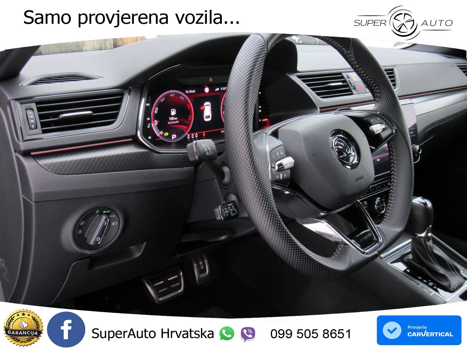 Škoda Superb Combi 2.0 TDI 4x4 Sportline 200 KS, MATRIX+ACC+4xGR SJED+KAM+PDC