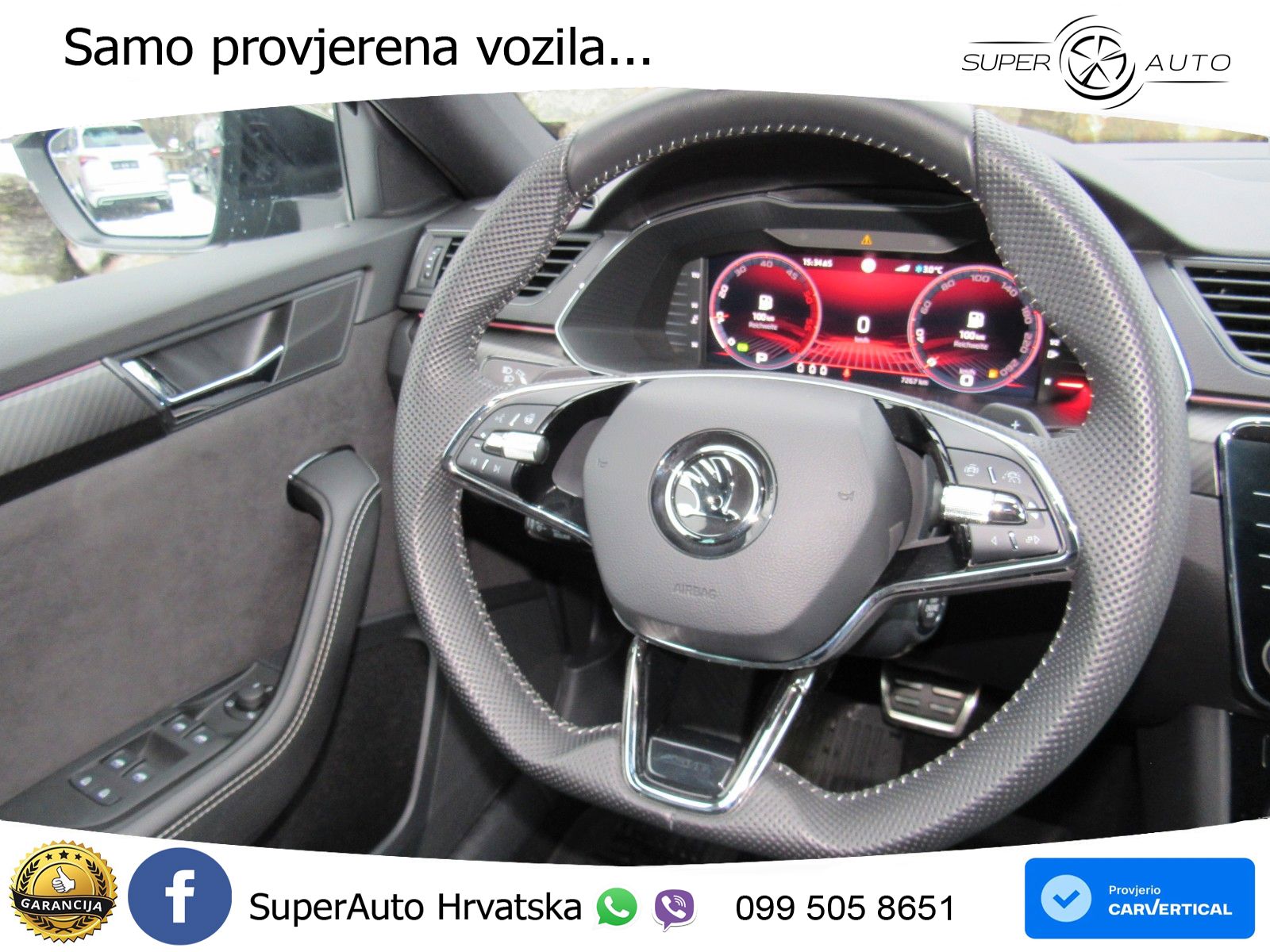 Škoda Superb Combi 2.0 TDI 4x4 Sportline 200 KS, MATRIX+ACC+4xGR SJED+KAM+PDC