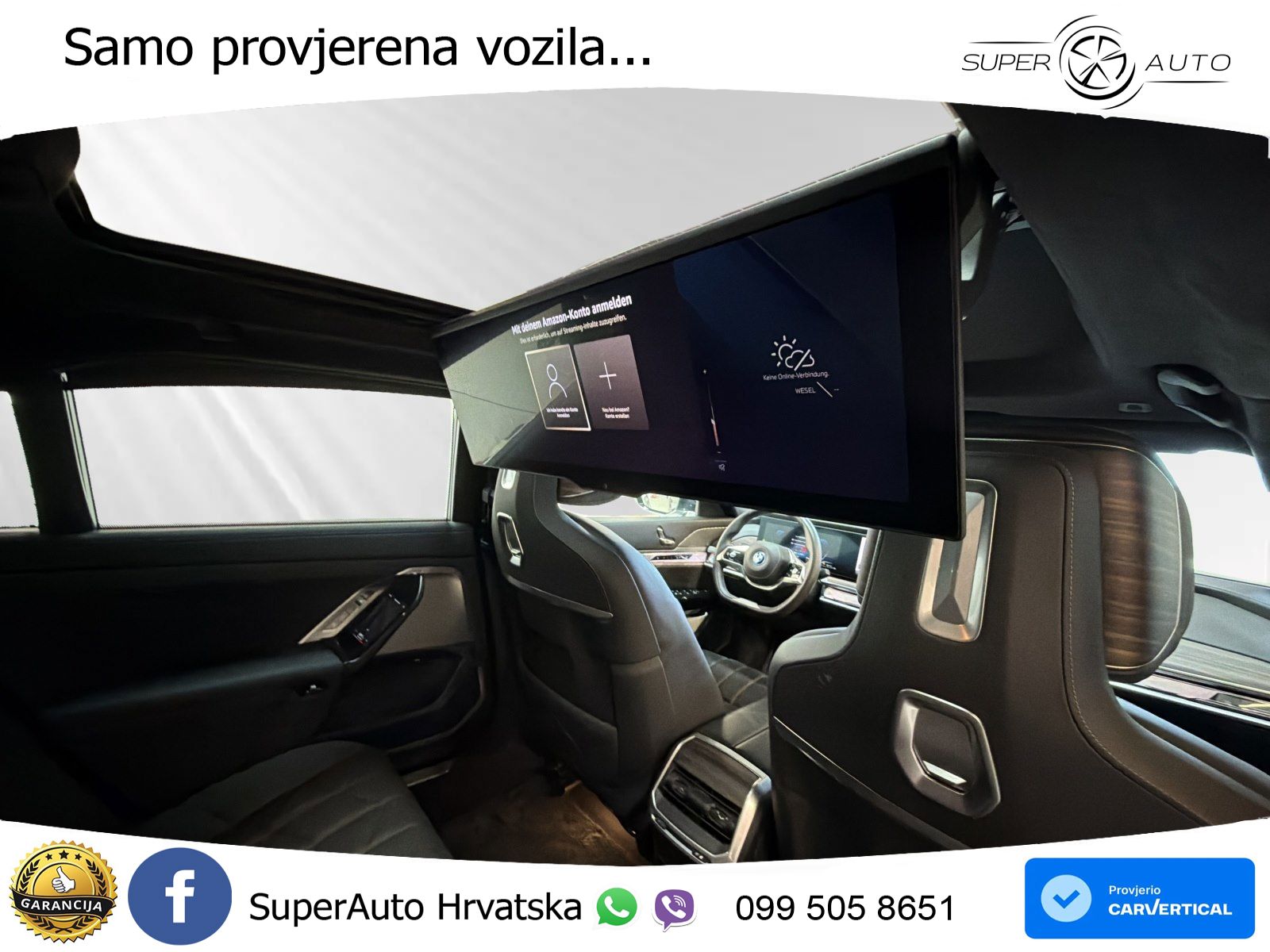BMW 750e xDrive Steptronic 489 KS, LED+MASAŽA+ACC+4xGR SJED+360+PDC