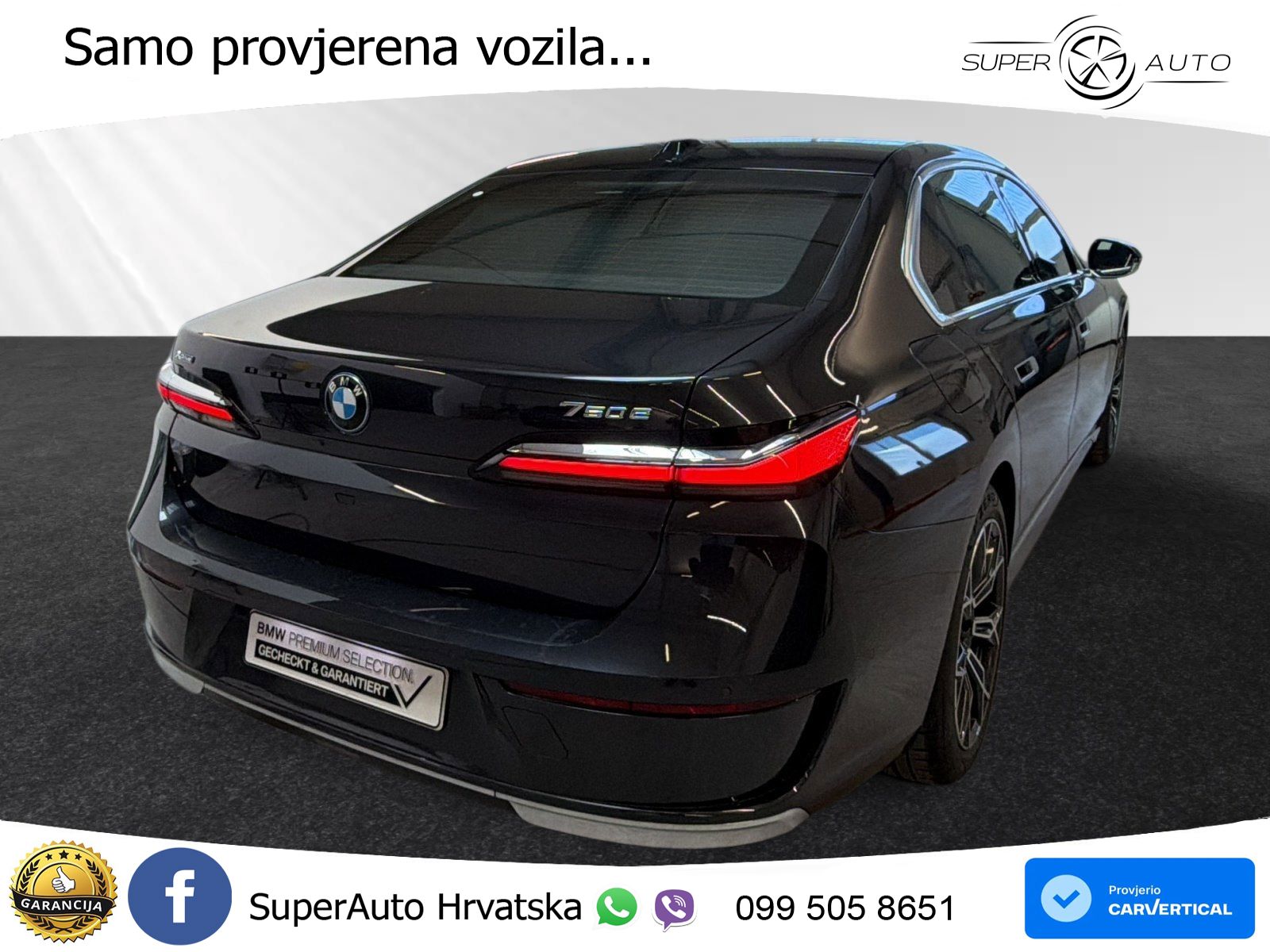 BMW 750e xDrive Steptronic 489 KS, LED+MASAŽA+ACC+4xGR SJED+360+PDC