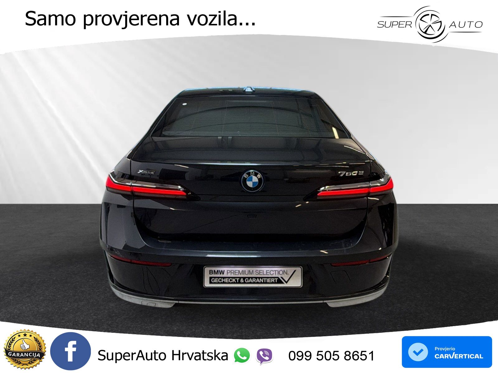 BMW 750e xDrive Steptronic 489 KS, LED+MASAŽA+ACC+4xGR SJED+360+PDC