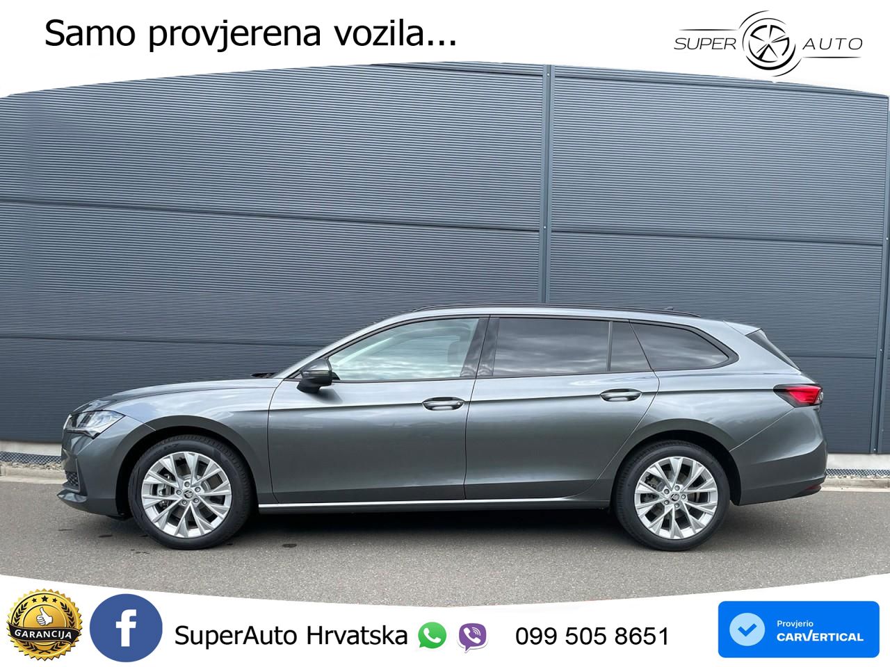 Škoda Superb Combi 2.0 TDI 4x4 Selection 193 KS, LED+ACC+4xGR SJED+MASAŽA+KAM