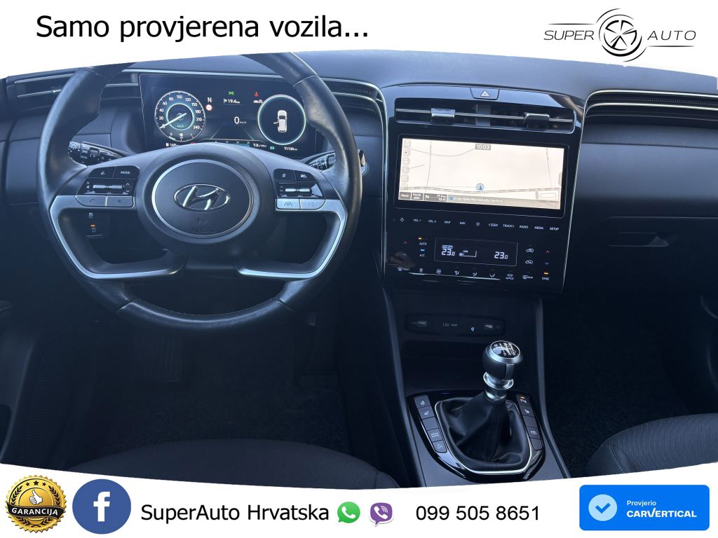 Hyundai Tucson 1.6 T-GDI Trend 150 KS, LED+VIRT+GR SJED+KAM+PDC