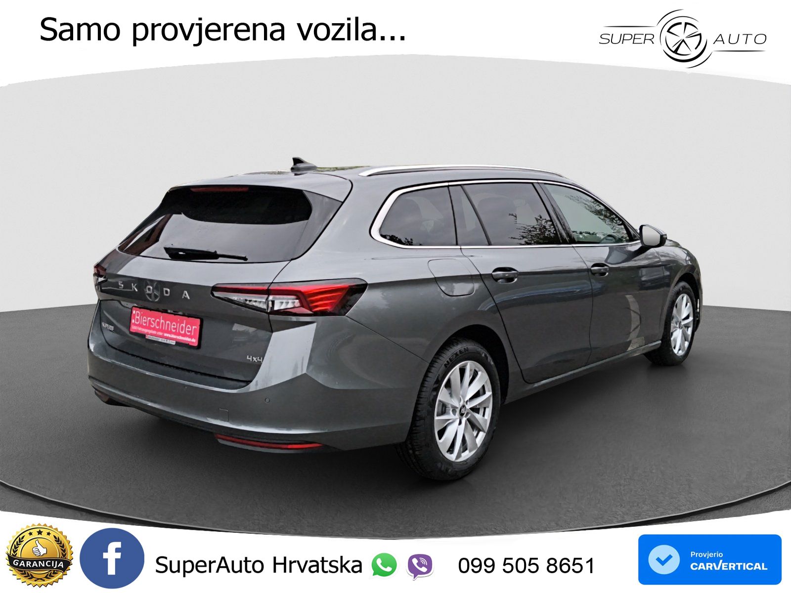 NOVO Škoda Superb Combi 2.0 TDI 4x4 Selection 193 KS, LED+ACC+4xGR SJED+KAM