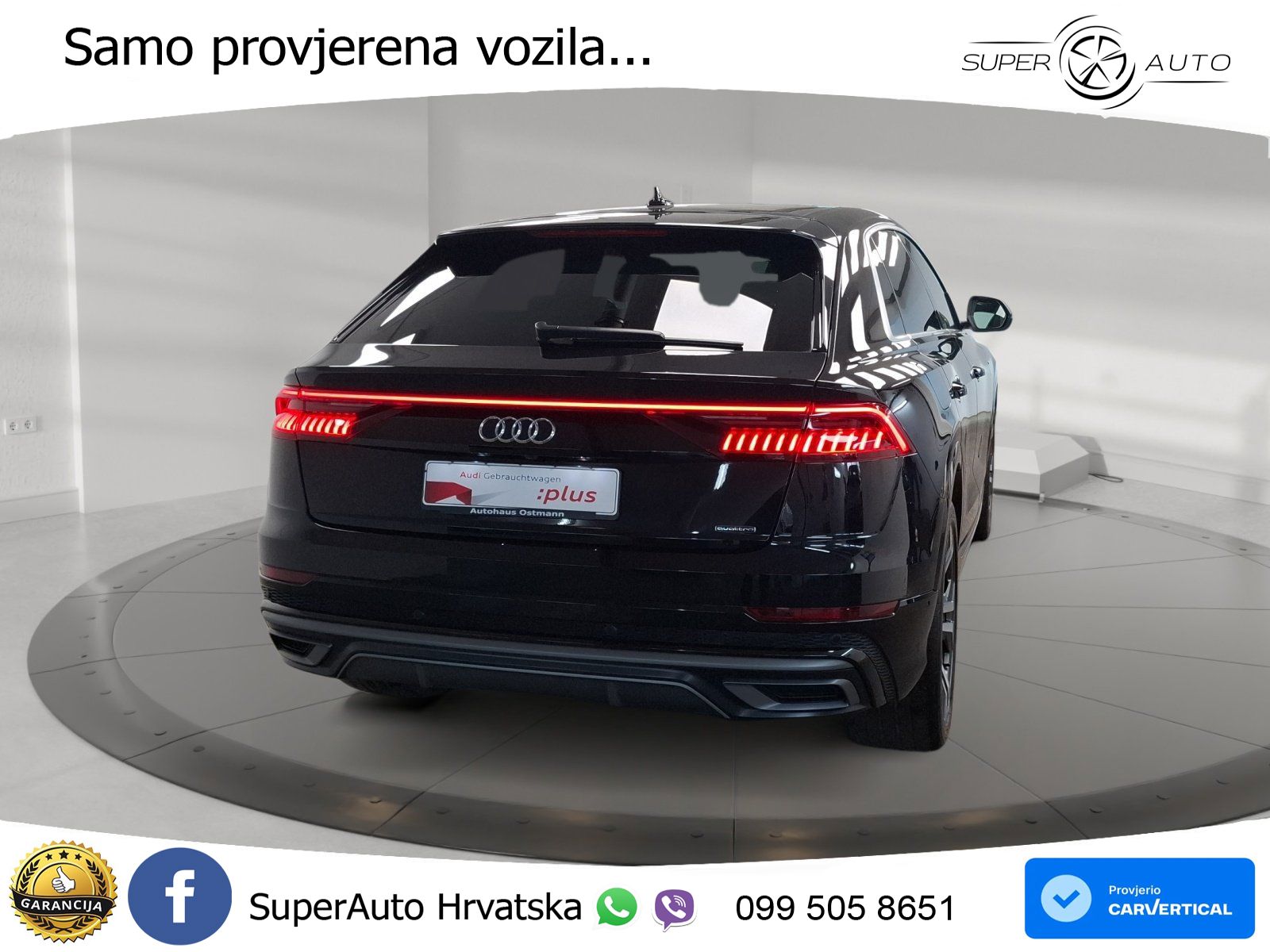 Audi Q8 50 TDI V6 quattro tiptronic S Line 286 KS, ZRAČNI+ACC+GR SJED+360+PDC