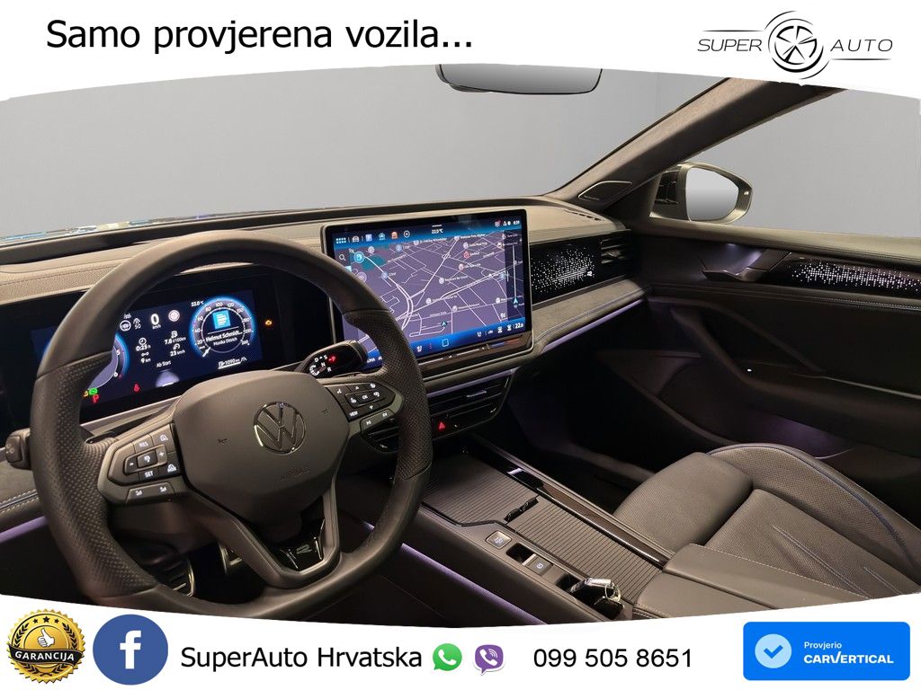 VW Passat Variant 2.0 TDI 4M DSG R line 193 KS, LED+ACC+MASAŽA+360+PDC