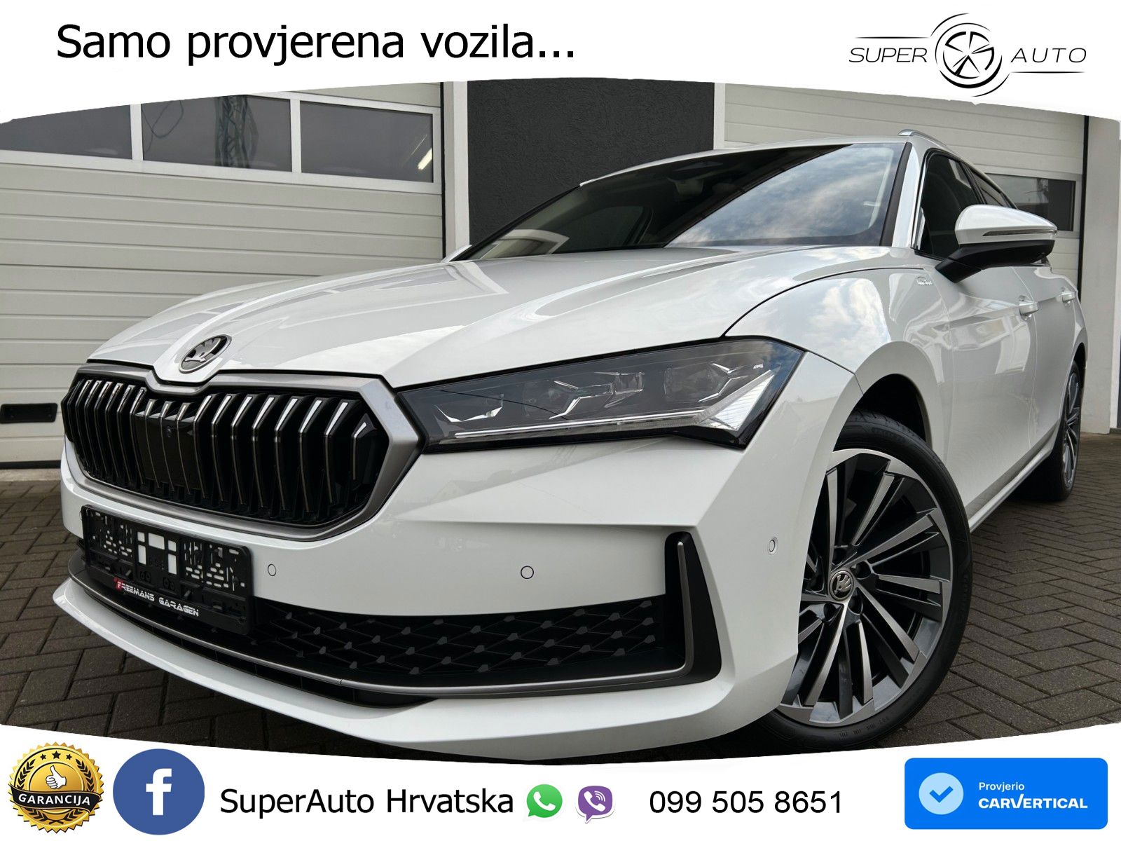 Škoda Superb Combi 2.0 TDI 4x4 L&K 193 KS, MATRIX+ACC+4xGR SJED+MASAŽA+360