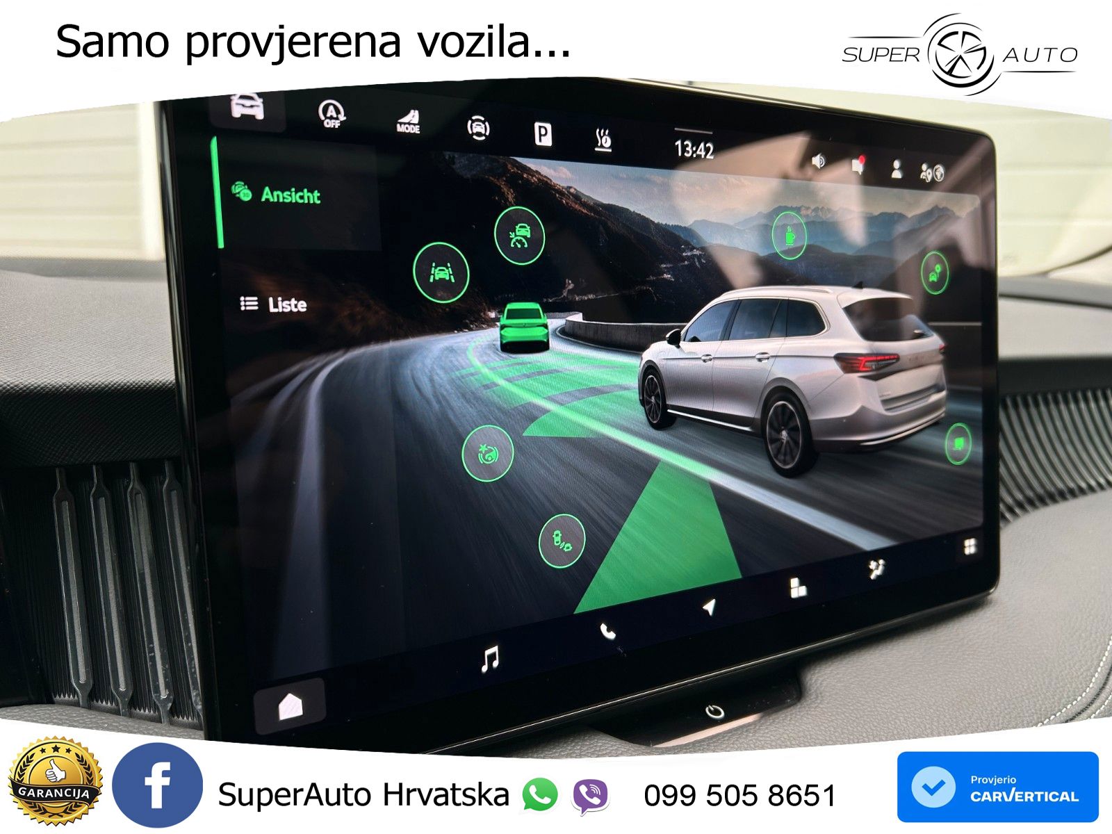 Škoda Superb Combi 2.0 TDI 4x4 L&K 193 KS, MATRIX+ACC+4xGR SJED+MASAŽA+360