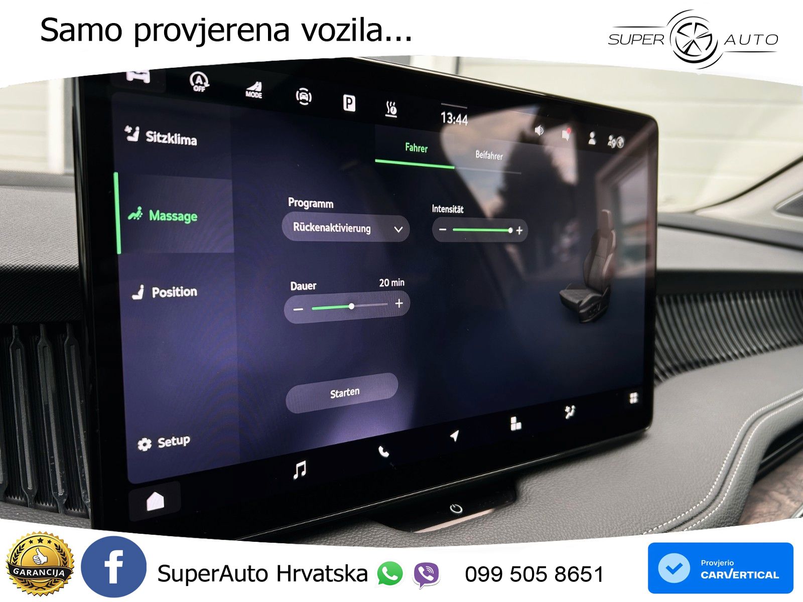 Škoda Superb Combi 2.0 TDI 4x4 L&K 193 KS, MATRIX+ACC+4xGR SJED+MASAŽA+360