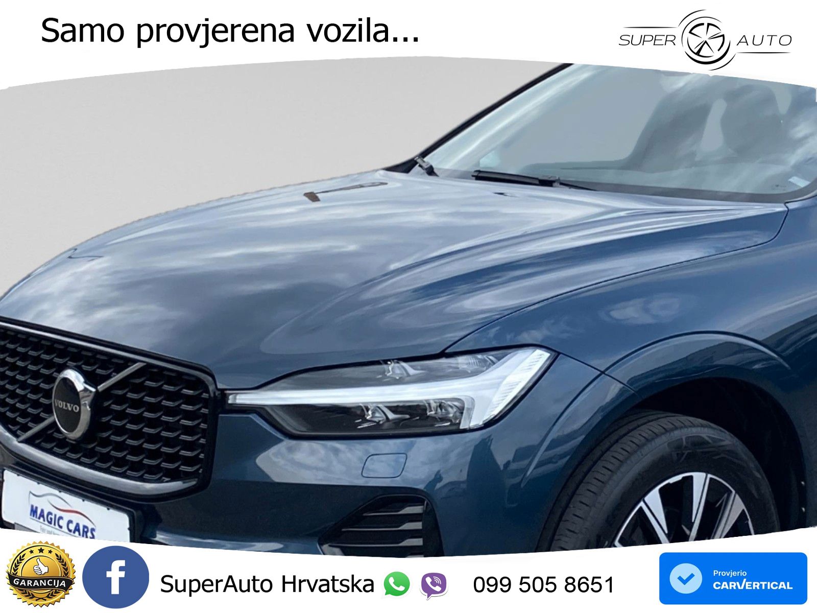 Volvo XC60 2.0d B4 AWD Aut. Plus Dark 197 KS, ACC+KAM+4xGR SJED+VIRT+NAVI+ASIST