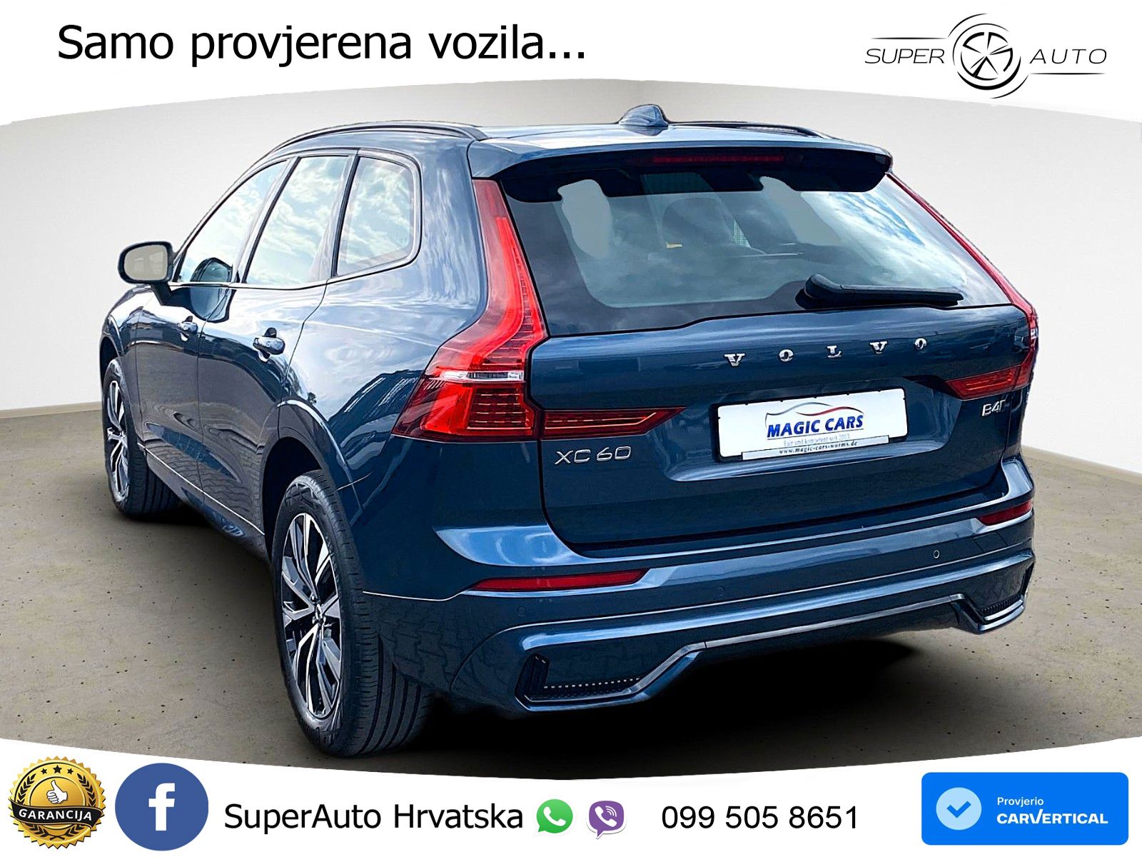 Volvo XC60 2.0d B4 AWD Aut. Plus Dark 197 KS, ACC+KAM+4xGR SJED+VIRT+NAVI+ASIST