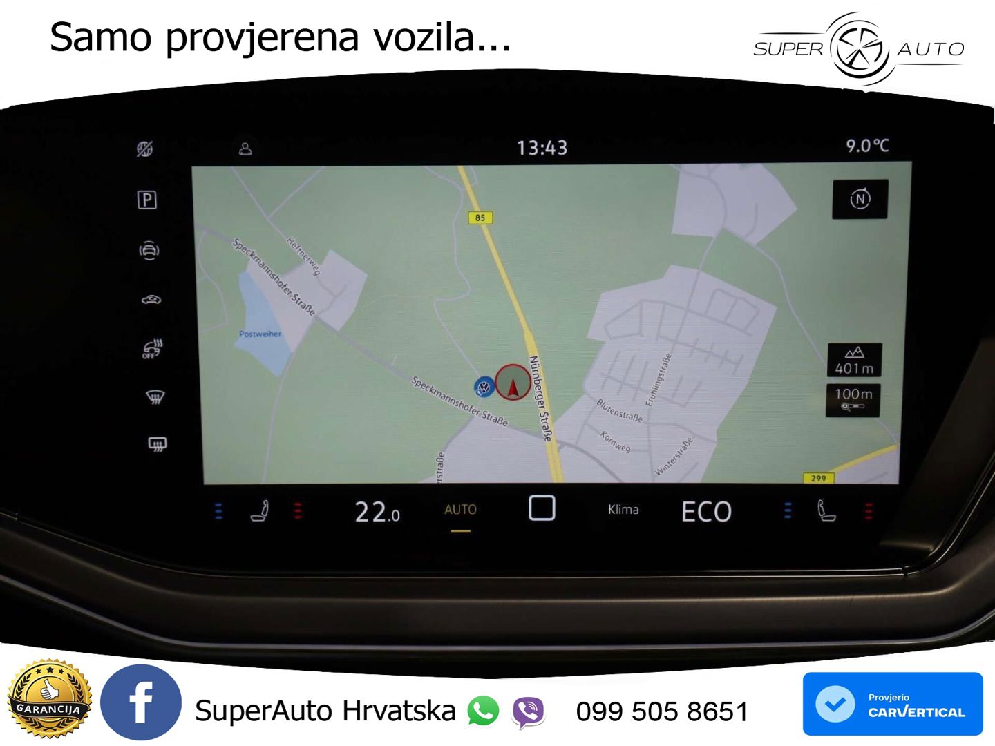 VW Touareg 3.0 TDI V6 4M Aut. R line 231 KS, ZRAČNI+MATRIX+ACC+GR SJED+KAM+PDC