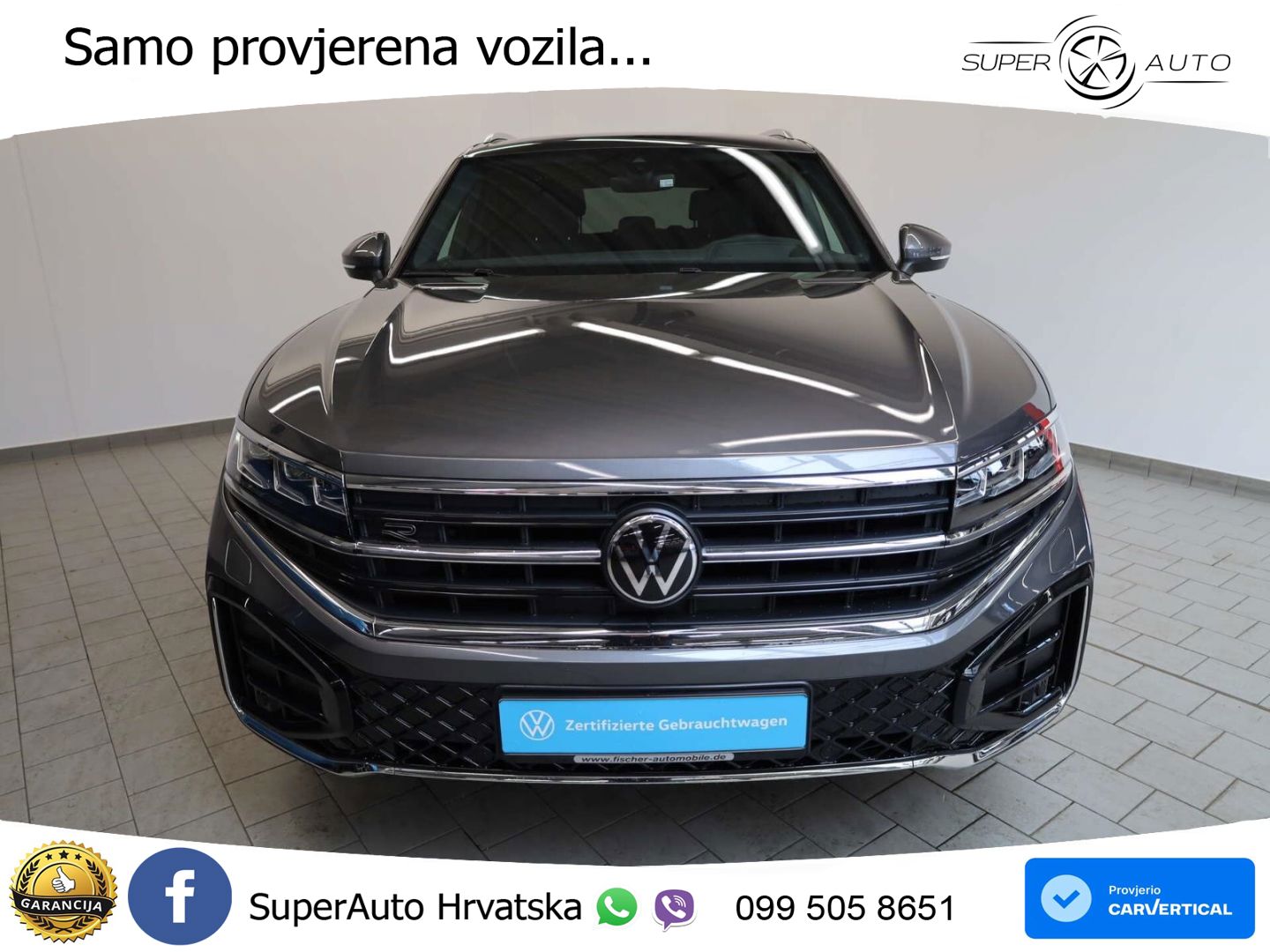 VW Touareg 3.0 TDI V6 4M Aut. R line 231 KS, ZRAČNI+MATRIX+ACC+GR SJED+KAM+PDC