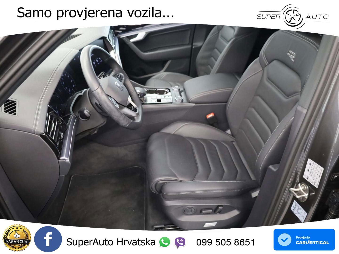 VW Touareg 3.0 TDI V6 4M Aut. R line 231 KS, ZRAČNI+MATRIX+ACC+GR SJED+KAM+PDC