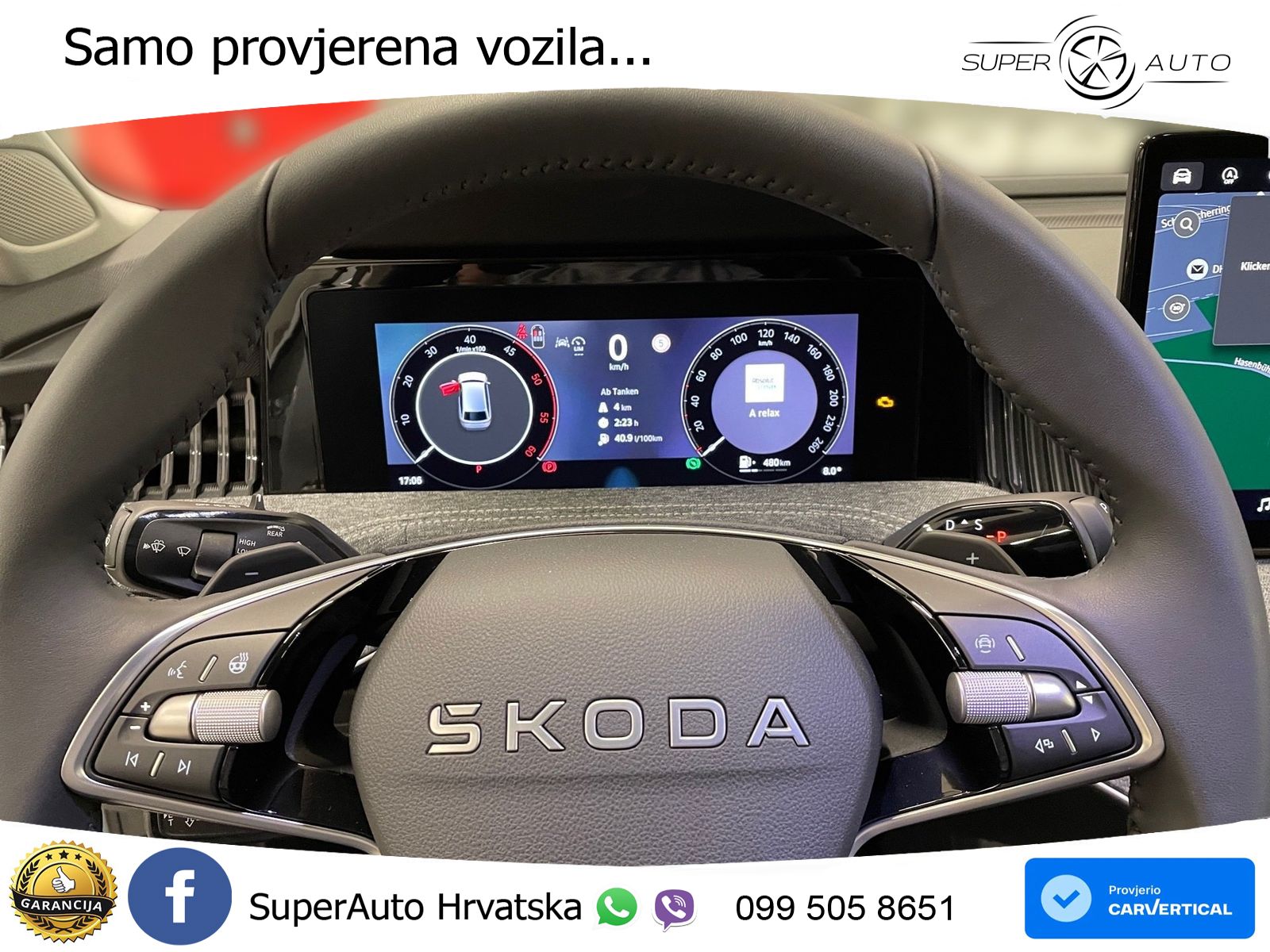 Škoda Superb Combi 2.0 TDI 4x4 Selection 193 KS, MATRIX+ACC+4xGR SJED+MASAŽA+KAM