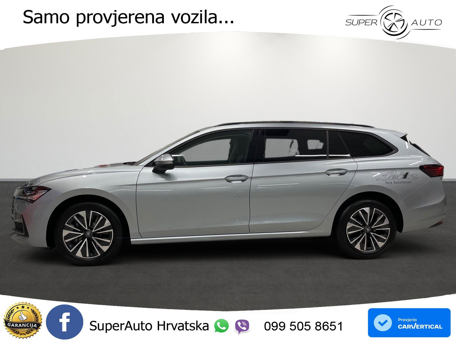 Škoda Superb Combi 2.0 TDI 4x4 Selection 193 KS, MATRIX+ACC+4xGR SJED+MASAŽA+KAM