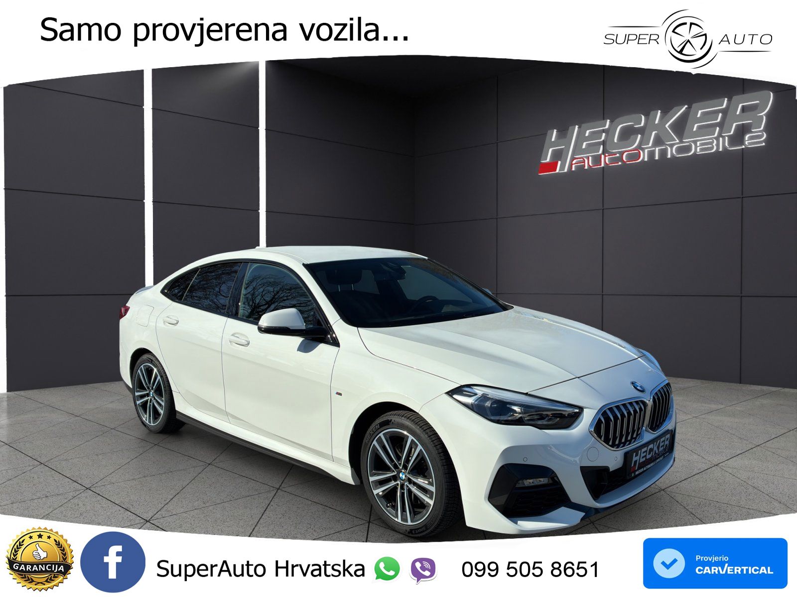 BMW 218d GC M Sport 150 KS, LED+TEM+GR SJED+PDC