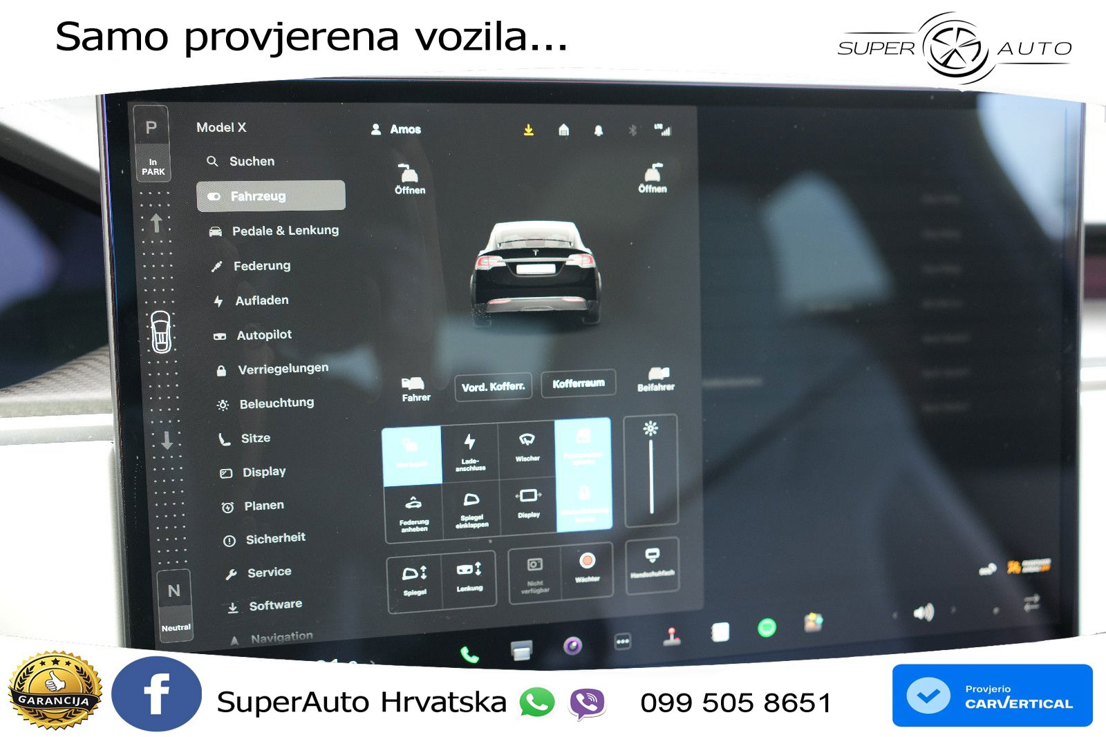 Tesla Model X AWD Plaid 1020 KS, PANO+ZRAČ+360+GR SJED+ACC+KEY+VIRT+LANE