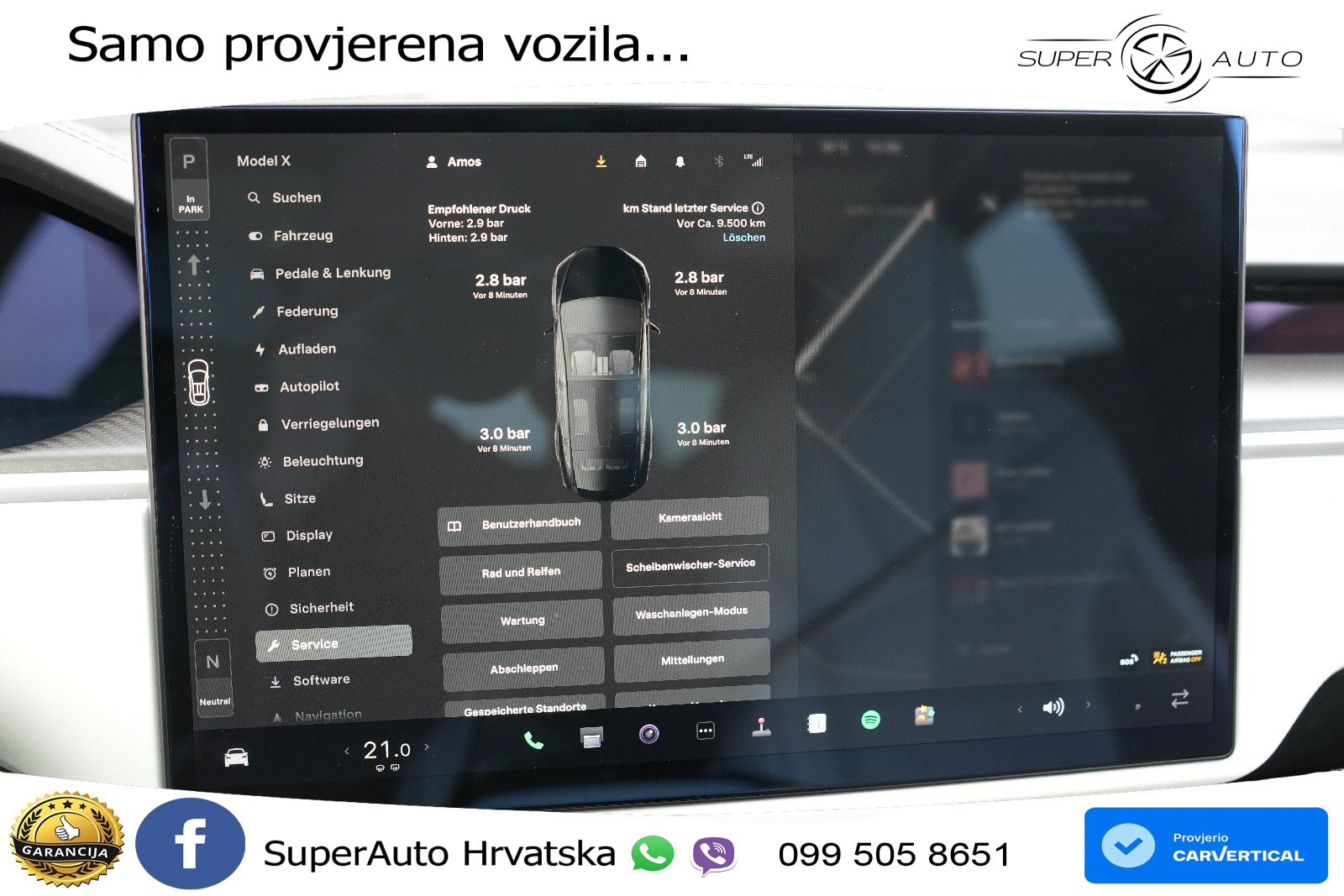 Tesla Model X AWD Plaid 1020 KS, PANO+ZRAČ+360+GR SJED+ACC+KEY+VIRT+LANE