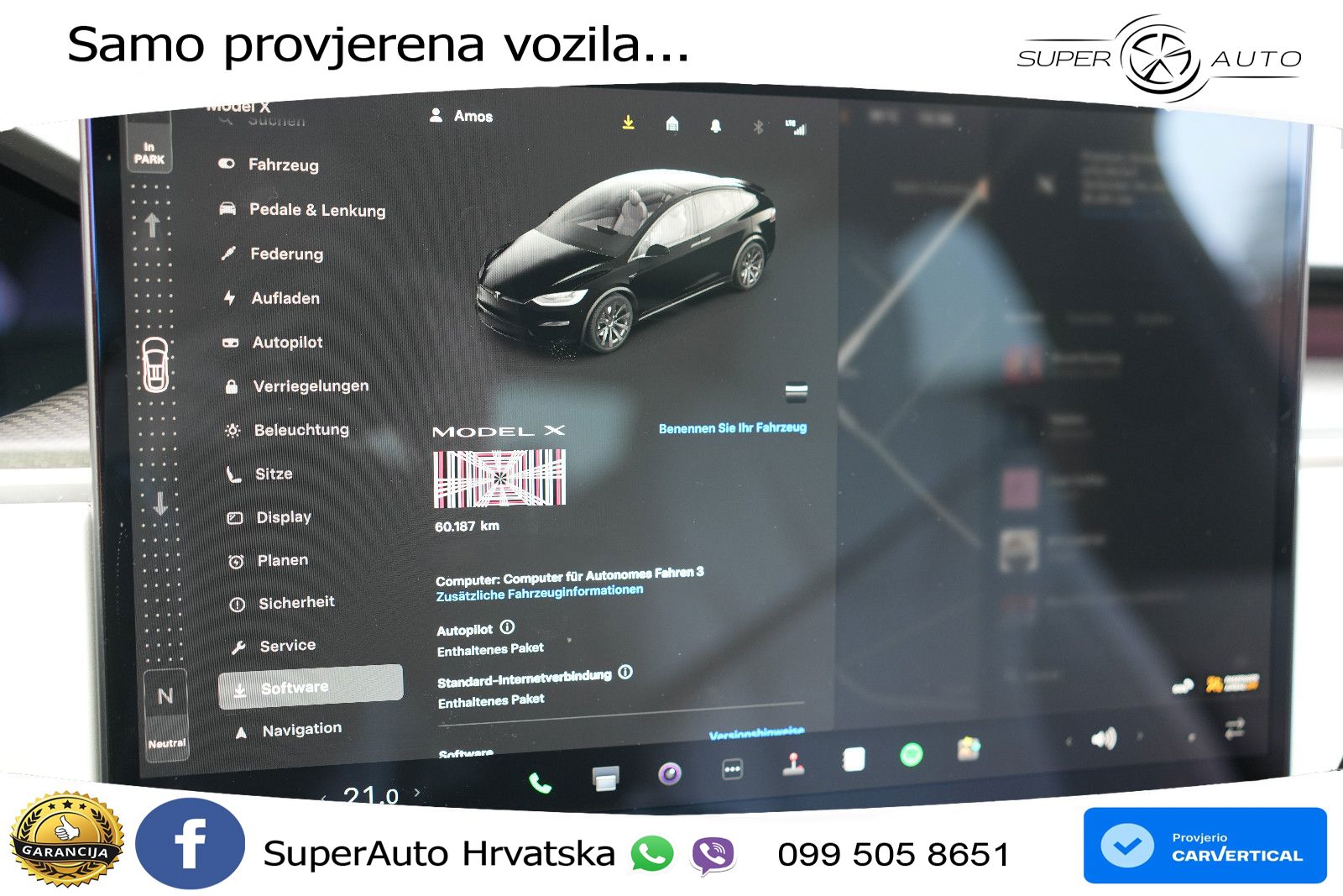 Tesla Model X AWD Plaid 1020 KS, PANO+ZRAČ+360+GR SJED+ACC+KEY+VIRT+LANE