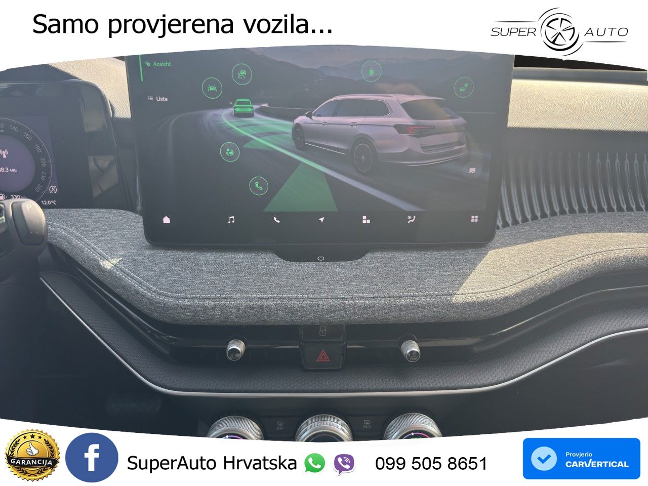 Škoda Superb Combi 2.0 TDI 4x4 Selection 193 KS, MATRIX+ACC+GR SJED+MASAŽA+KAM+