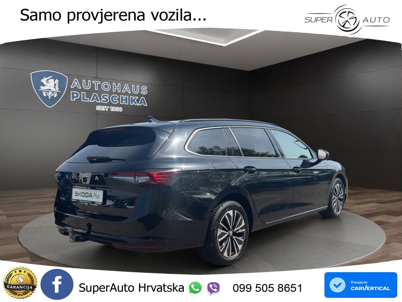 Škoda Superb Combi 2.0 TDI 4x4 Selection 193 KS, MATRIX+ACC+GR SJED+MASAŽA+KAM+