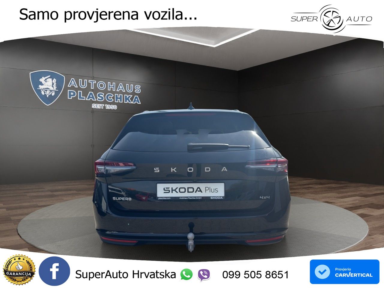 Škoda Superb Combi 2.0 TDI 4x4 Selection 193 KS, MATRIX+ACC+GR SJED+MASAŽA+KAM+