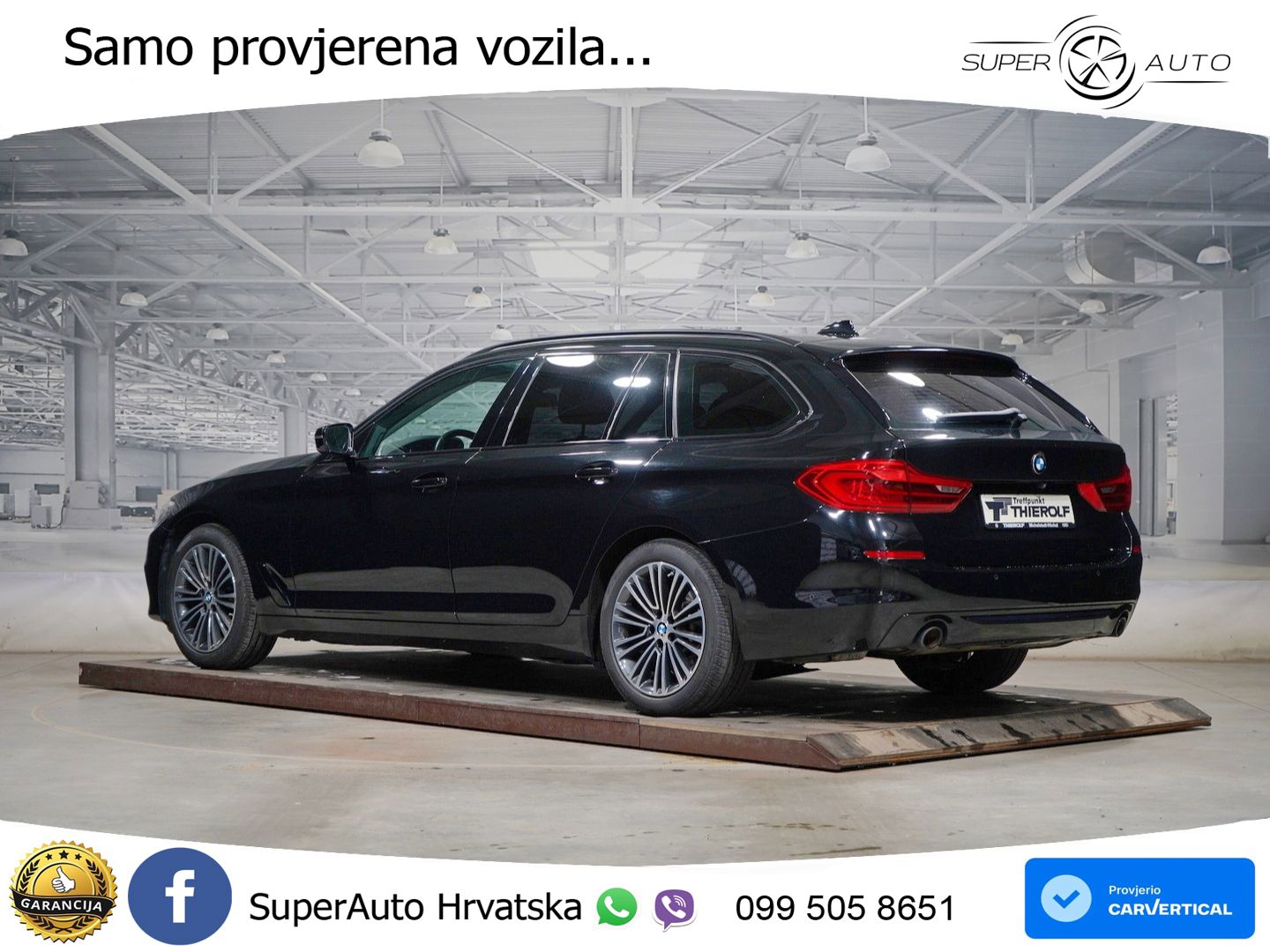 BMW 520i Touring Aut. 184 KS, ACC+360+GR SJED+LED+NAVI