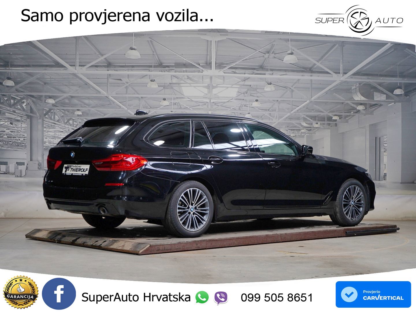 BMW 520i Touring Aut. 184 KS, ACC+360+GR SJED+LED+NAVI