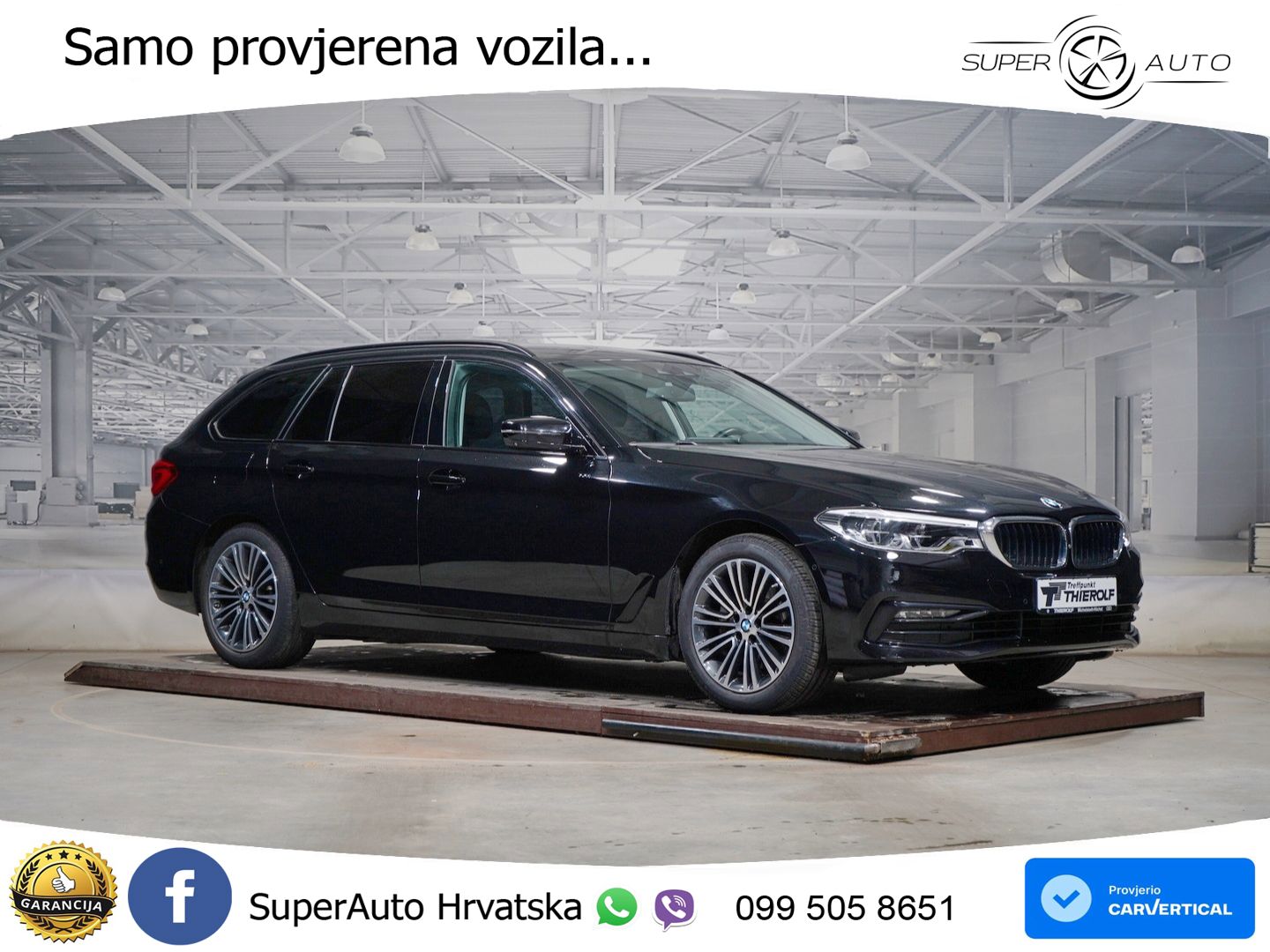 BMW 520i Touring Aut. 184 KS, ACC+360+GR SJED+LED+NAVI