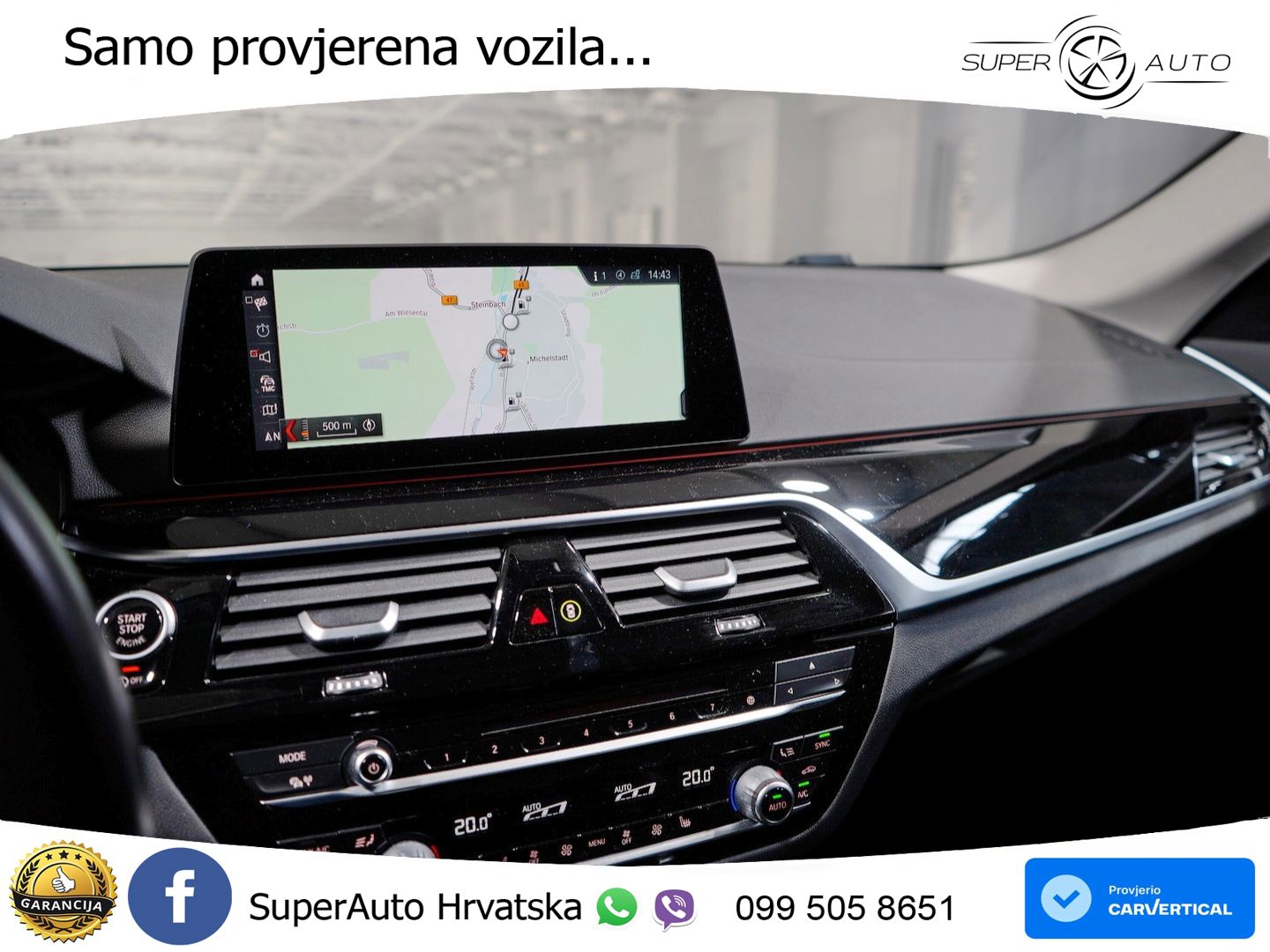 BMW 520i Touring Aut. 184 KS, ACC+360+GR SJED+LED+NAVI
