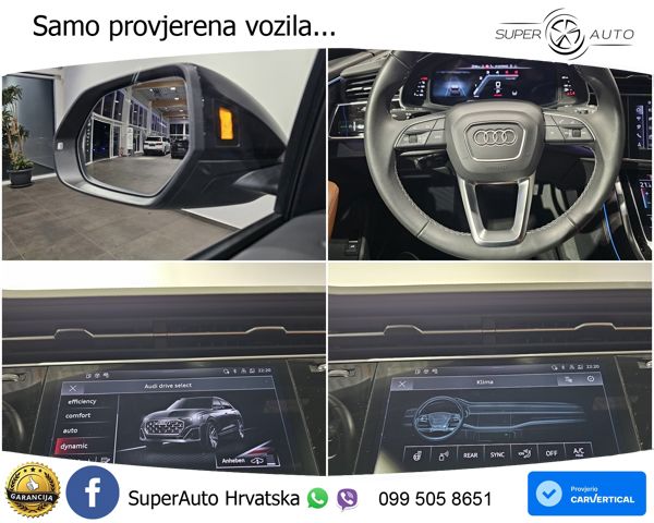 Audi Q8 50 TDI V6 quattro tiptronic S Line 286 KS, ZRAČNI+ACC+4xGR SJED+360+PDC