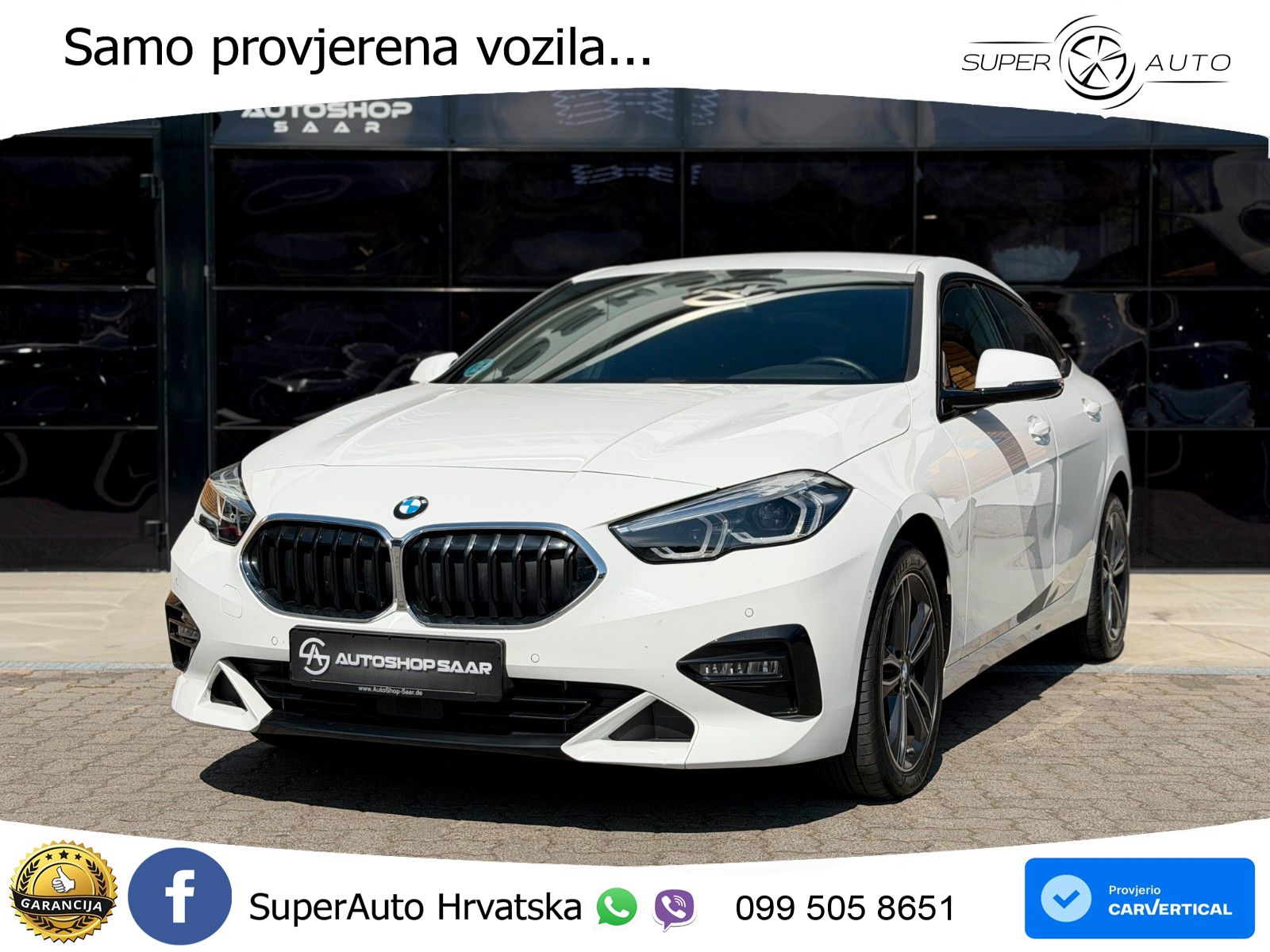 BMW 218d GC Steptronic Sport 150 KS, LED+ACC+GR SJED+KAM+PDC
