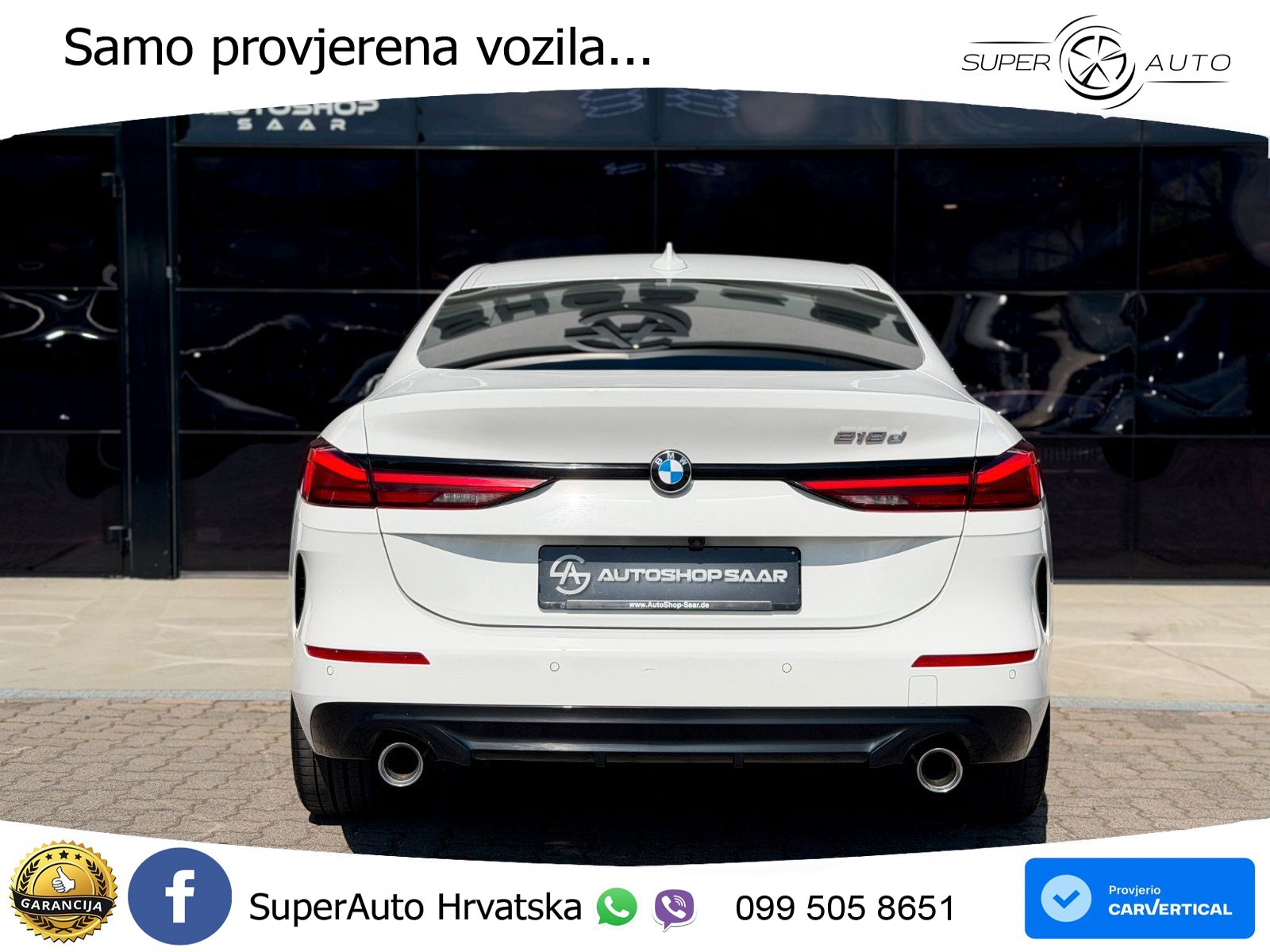 BMW 218d GC Steptronic Sport 150 KS, LED+ACC+GR SJED+KAM+PDC