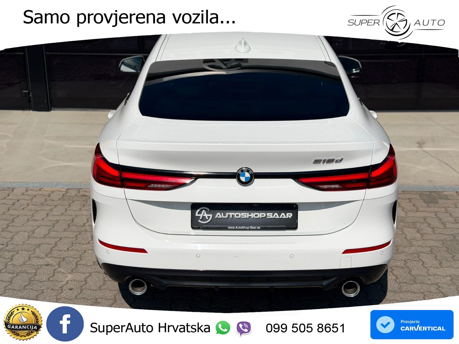 BMW 218d GC Steptronic Sport 150 KS, LED+ACC+GR SJED+KAM+PDC