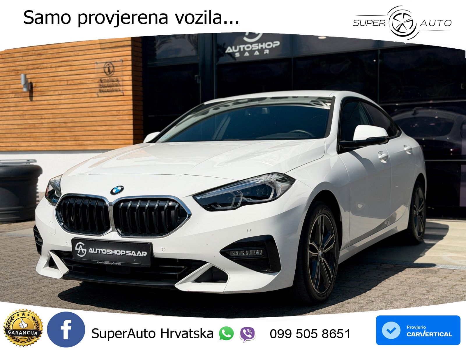 BMW 218d GC Steptronic Sport 150 KS, LED+ACC+GR SJED+KAM+PDC