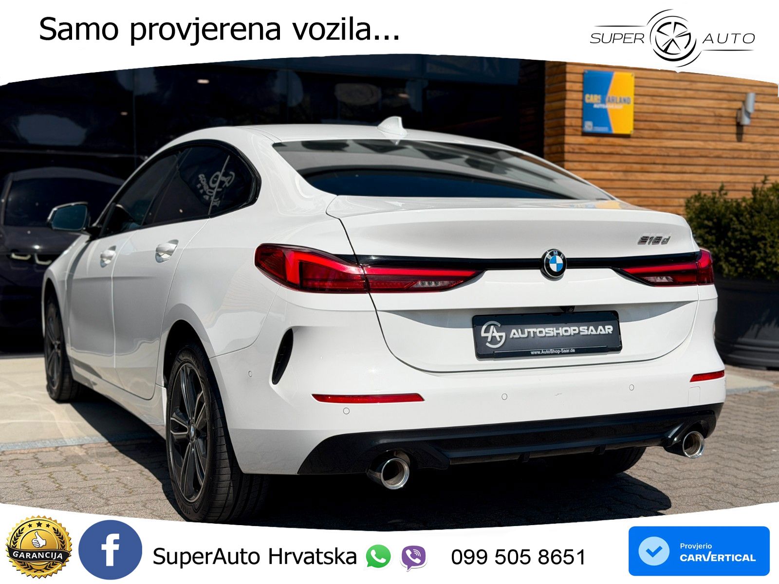 BMW 218d GC Steptronic Sport 150 KS, LED+ACC+GR SJED+KAM+PDC