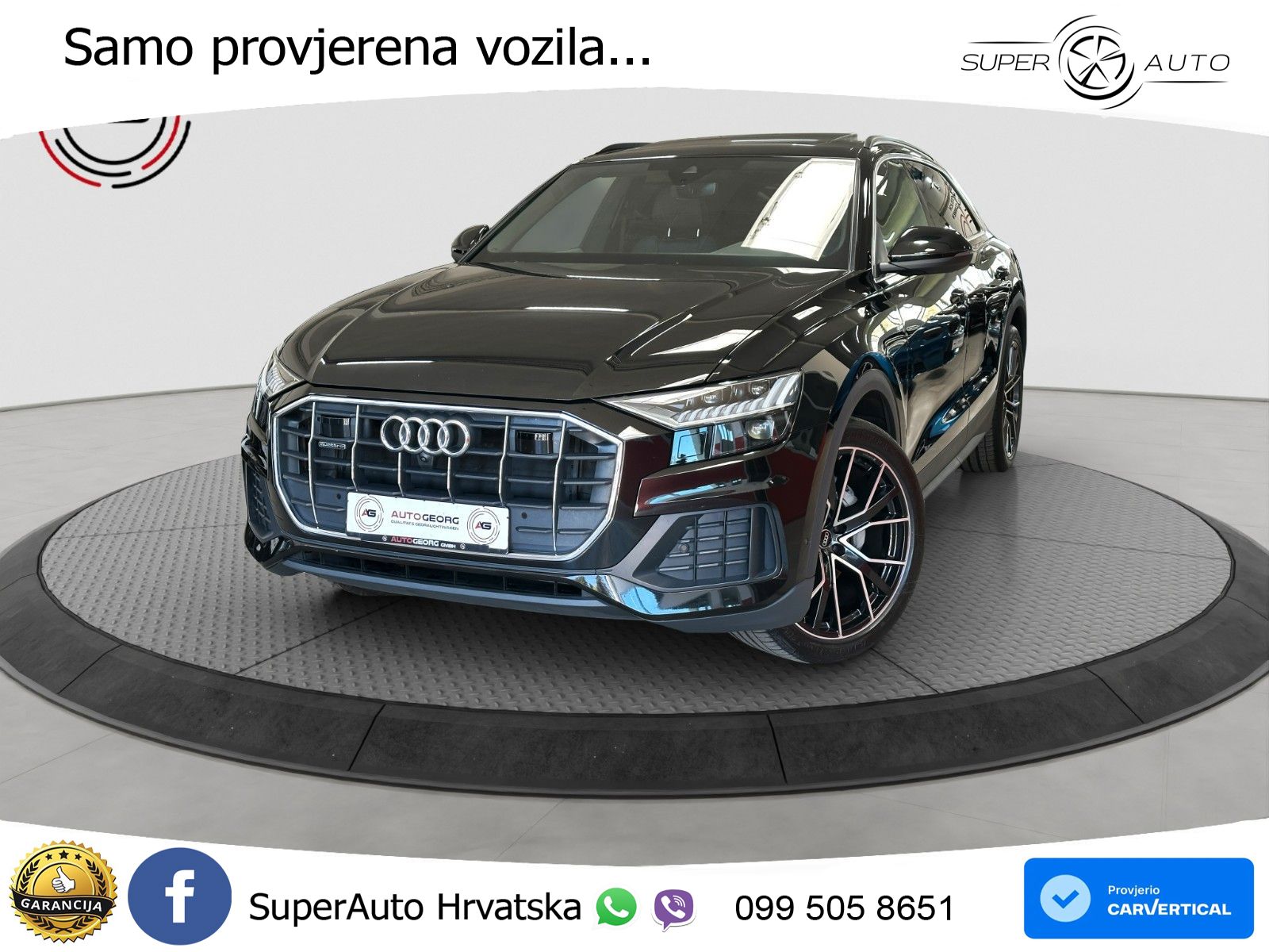 Audi Q8 50 TDI V6 quattro tiptronic S Line 286 KS, ZRAČNI+ACC+4xGR SJED+360+PDC