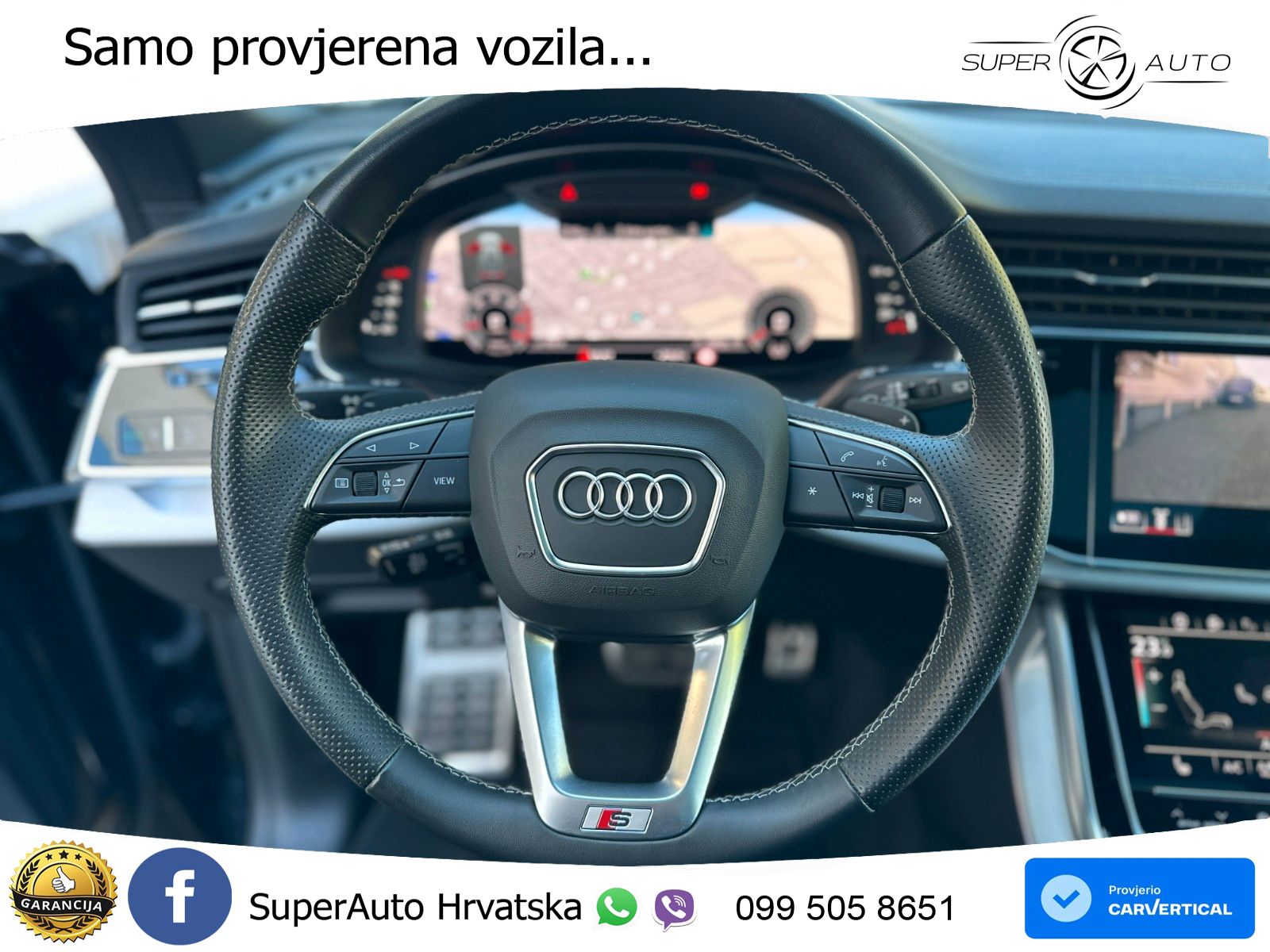 Audi Q8 50 TDI V6 quattro tiptronic S Line 286 KS, ZRAČNI+ACC+4xGR SJED+360+PDC