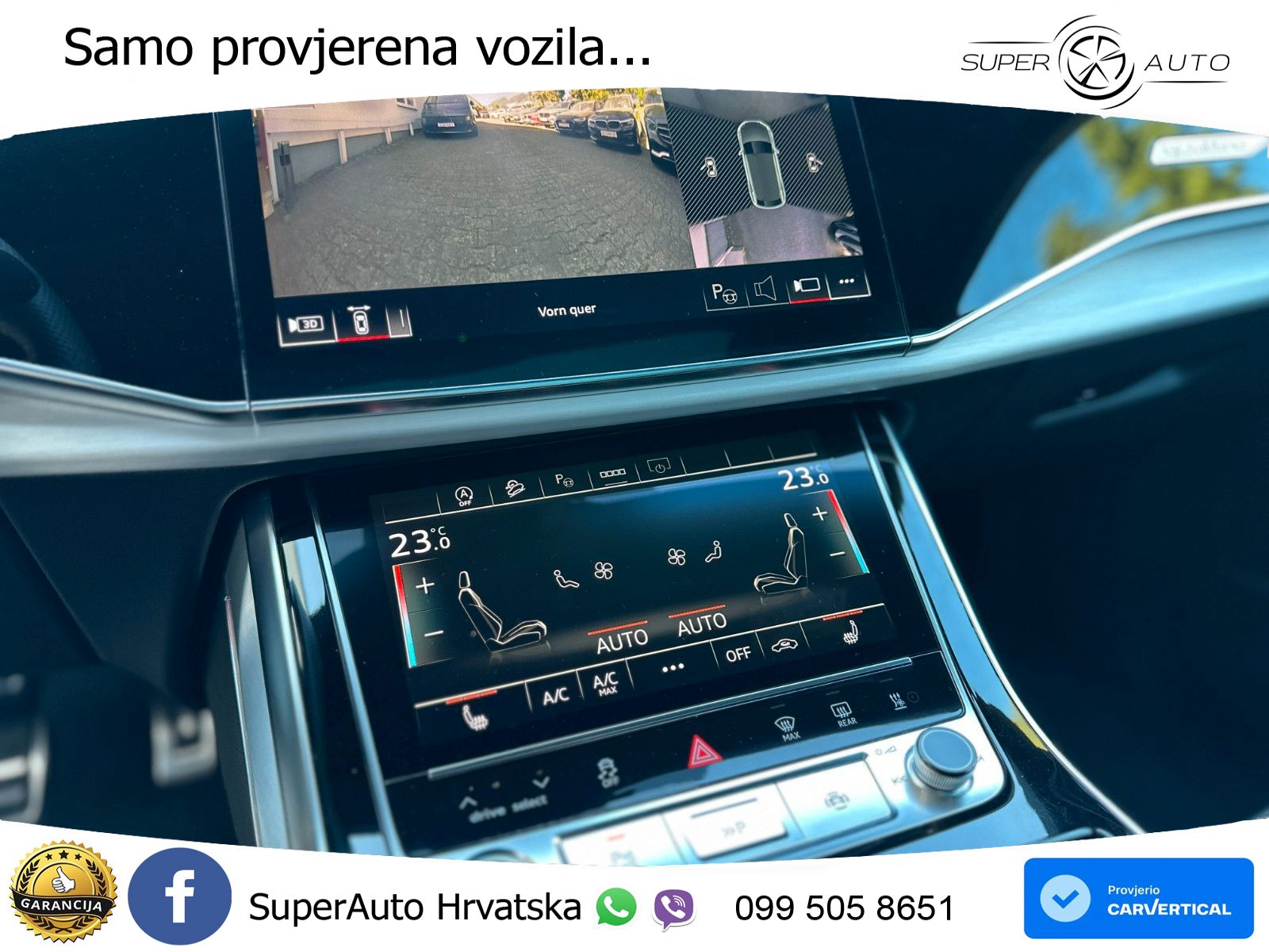 Audi Q8 50 TDI V6 quattro tiptronic S Line 286 KS, ZRAČNI+ACC+4xGR SJED+360+PDC