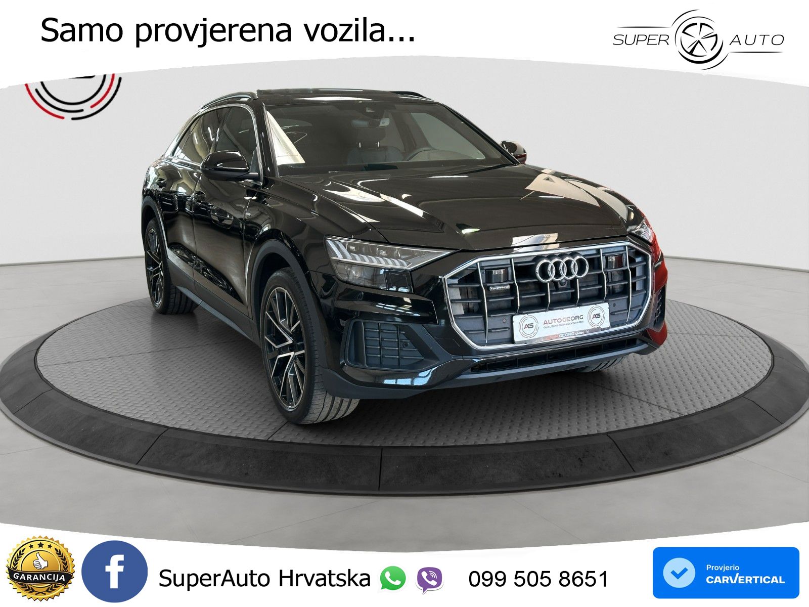 Audi Q8 50 TDI V6 quattro tiptronic S Line 286 KS, ZRAČNI+ACC+4xGR SJED+360+PDC