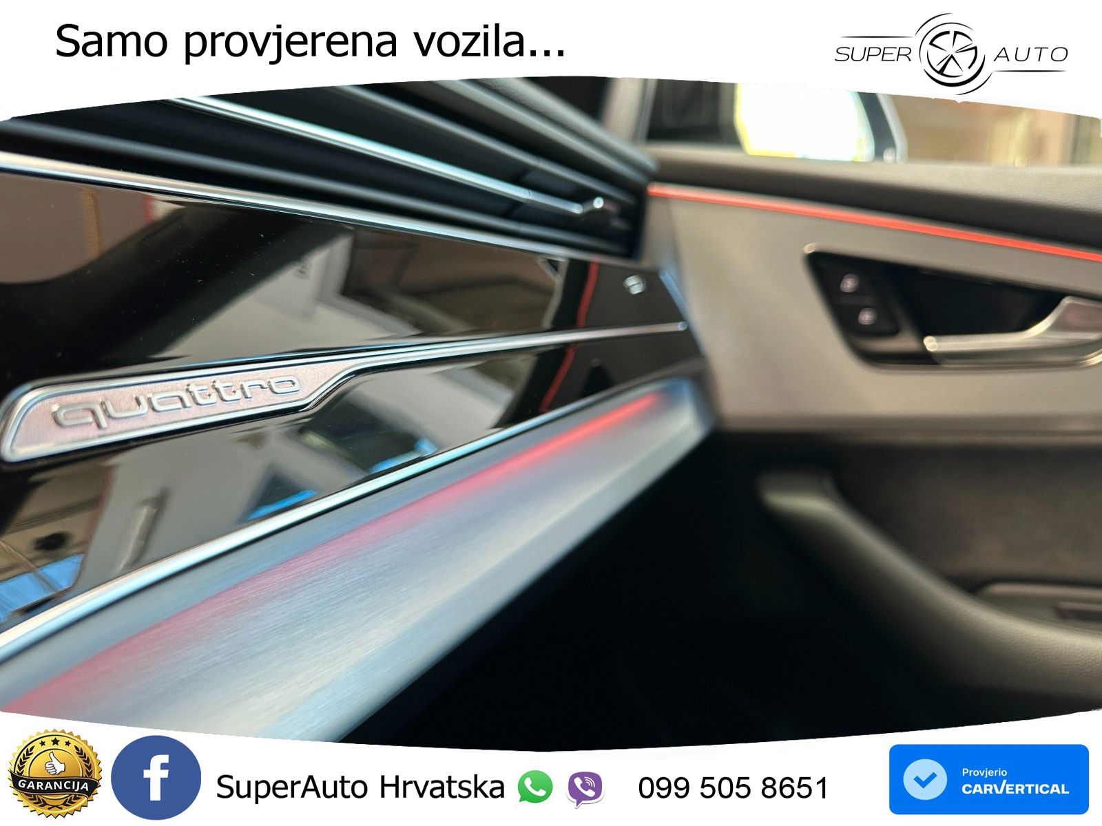 Audi Q8 50 TDI V6 quattro tiptronic S Line 286 KS, ZRAČNI+ACC+4xGR SJED+360+PDC