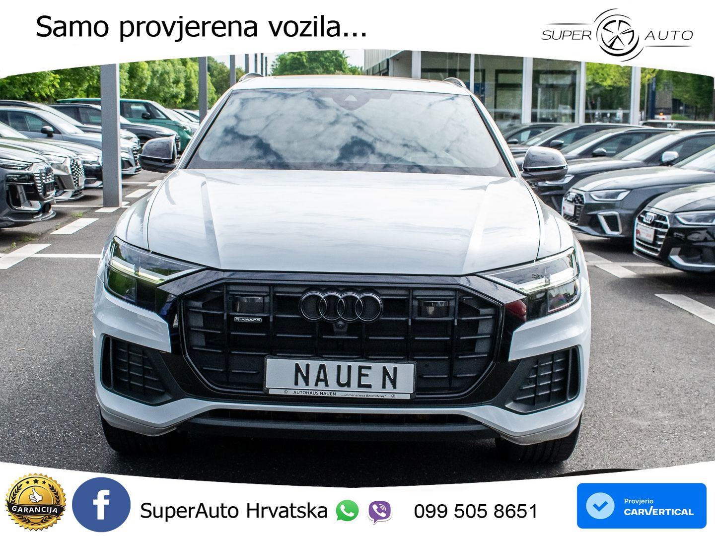 Audi Q8 50 TDI V6 quattro tiptronic S Line 286 KS, ZRAČNI+ACC+GR SJED+360+PDC