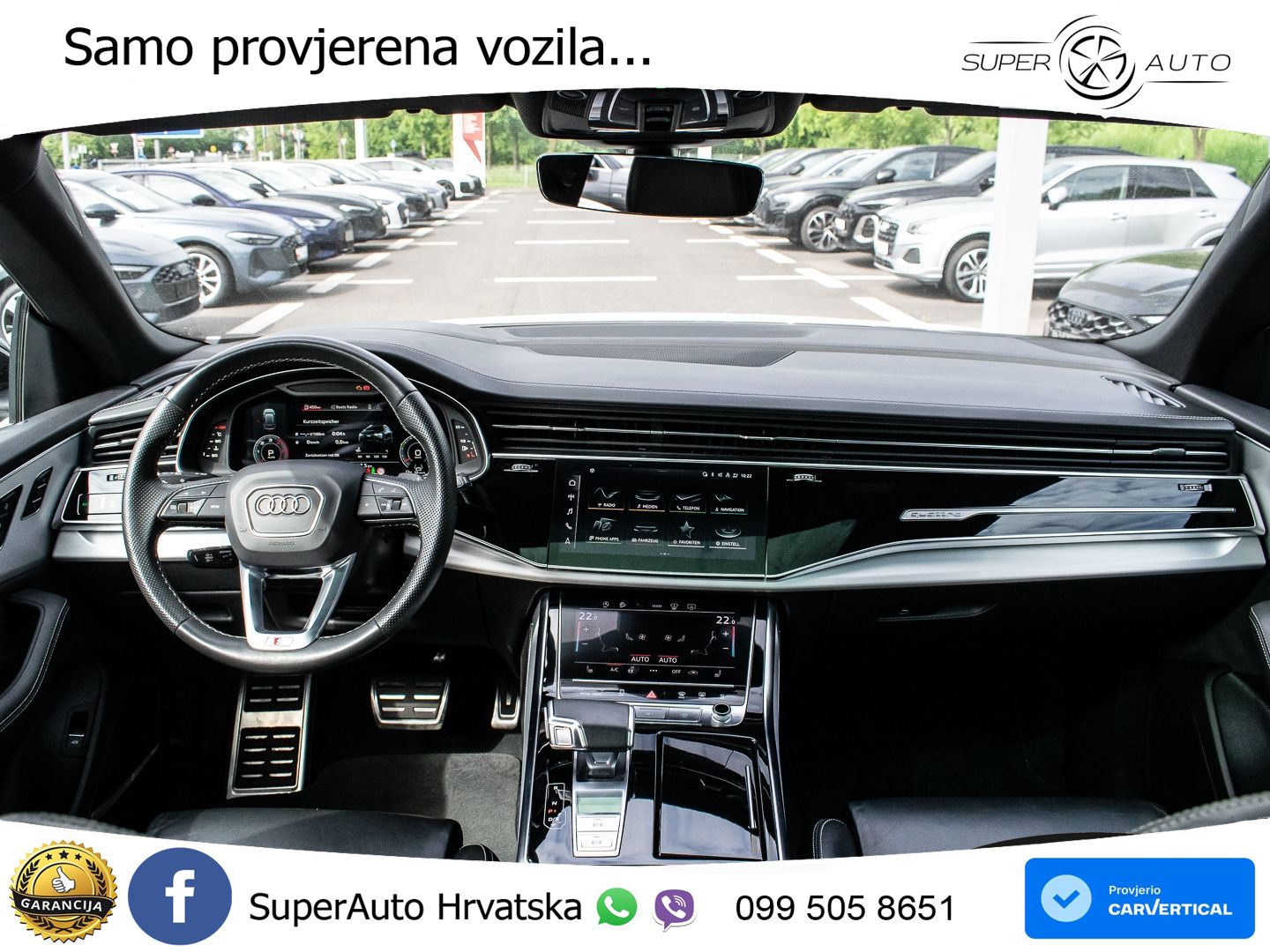 Audi Q8 50 TDI V6 quattro tiptronic S Line 286 KS, ZRAČNI+ACC+GR SJED+360+PDC