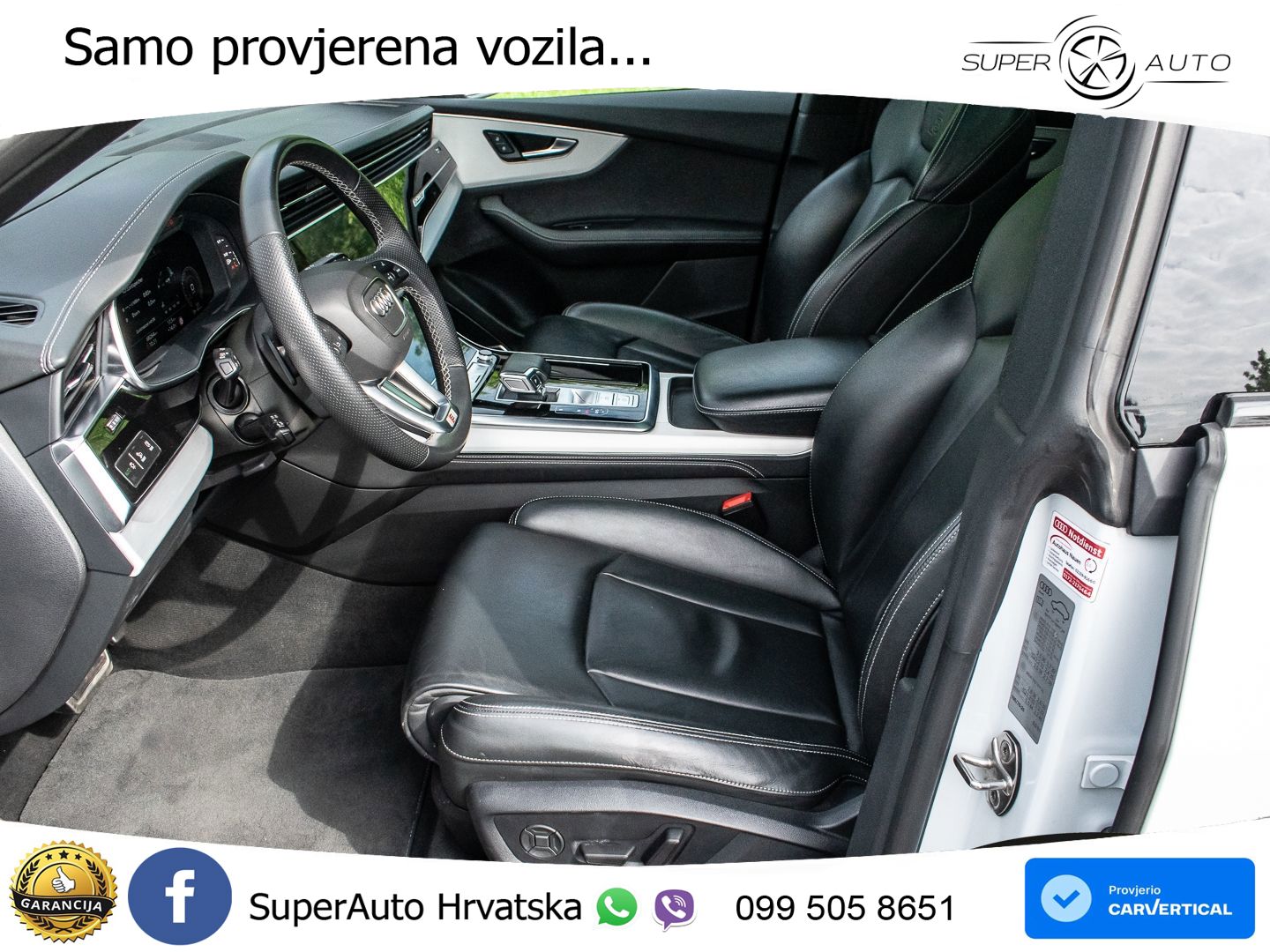 Audi Q8 50 TDI V6 quattro tiptronic S Line 286 KS, ZRAČNI+ACC+GR SJED+360+PDC